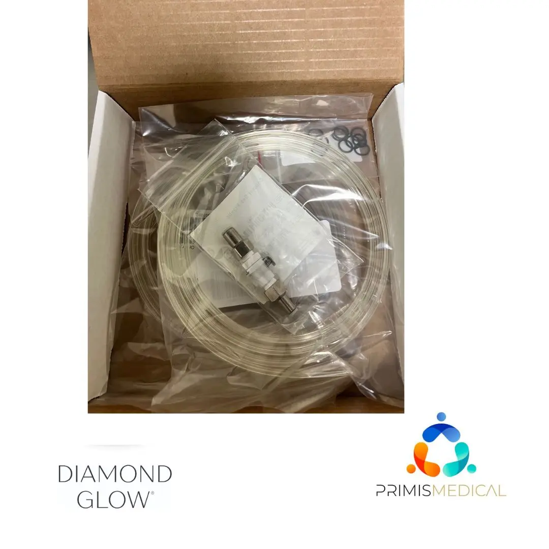 DiamondGlow Skin Resurfacing Cart w/ 2 Handpieces & Four Drawers 20 Hours of Use - Image 9