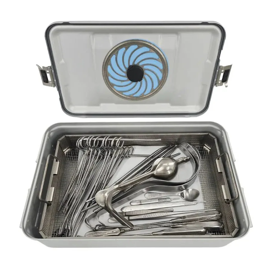 Dilation & Curettage 35-Piece Instrument Set w/ Sterilization Container OB/GYN