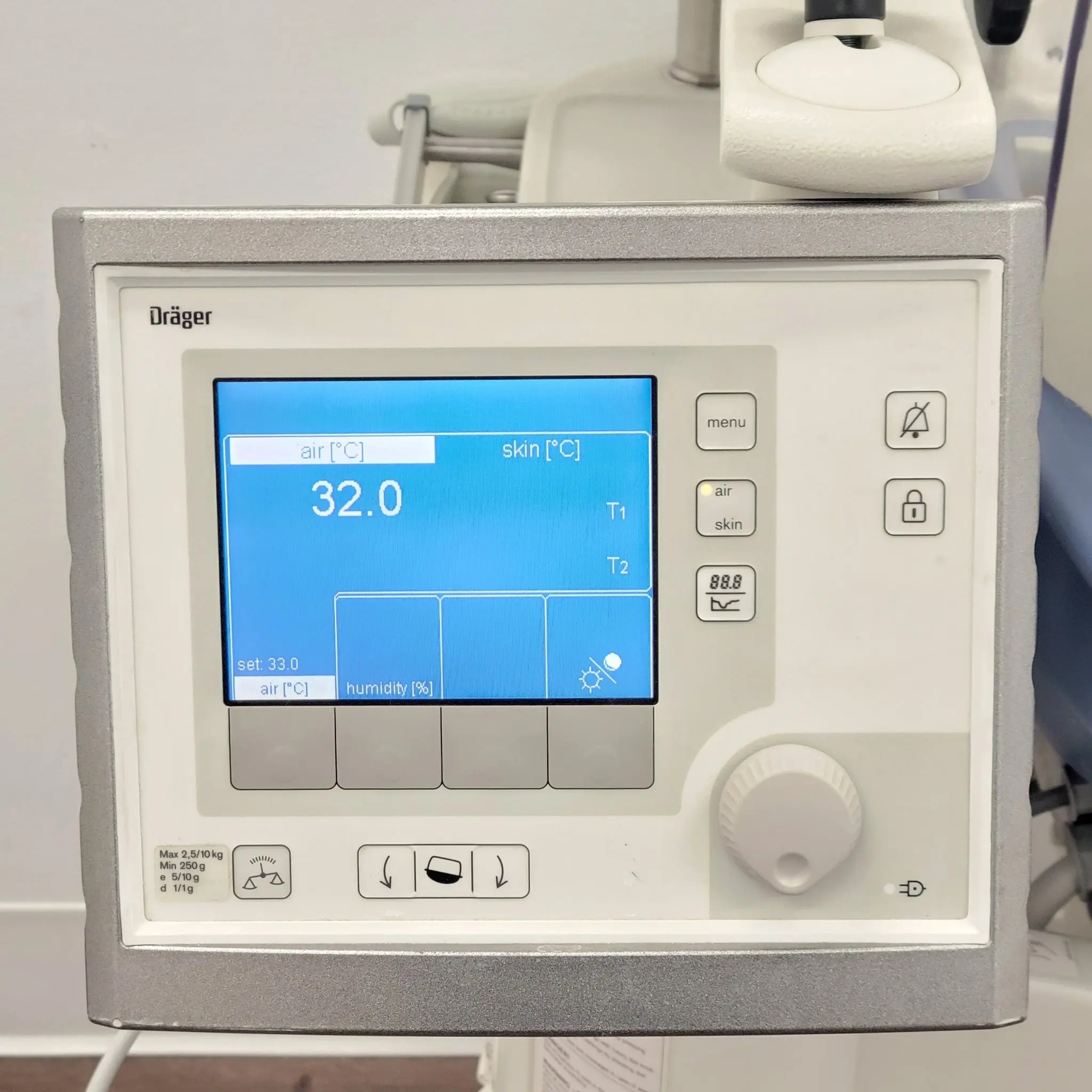Drager 2M50555-21 Caleo Neonatal Infant Incubator Software Ver 2.11 Certified - Image 6