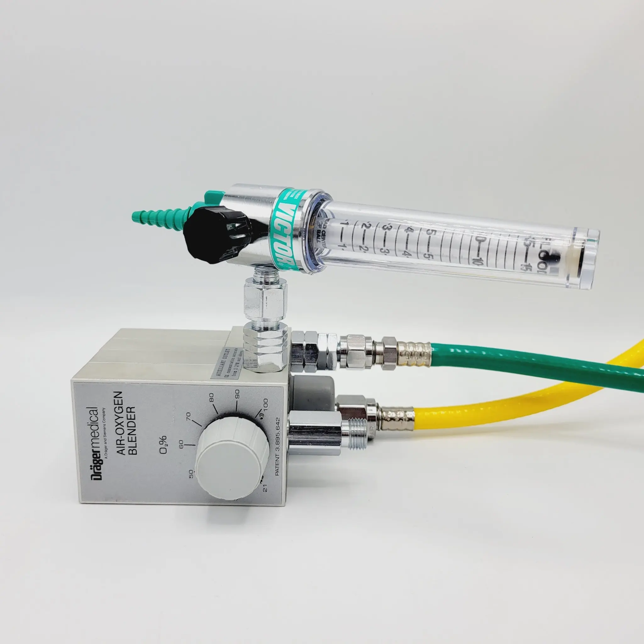 Drager Medical 03800R Air / High Flow Oxygen Blender - Image 2