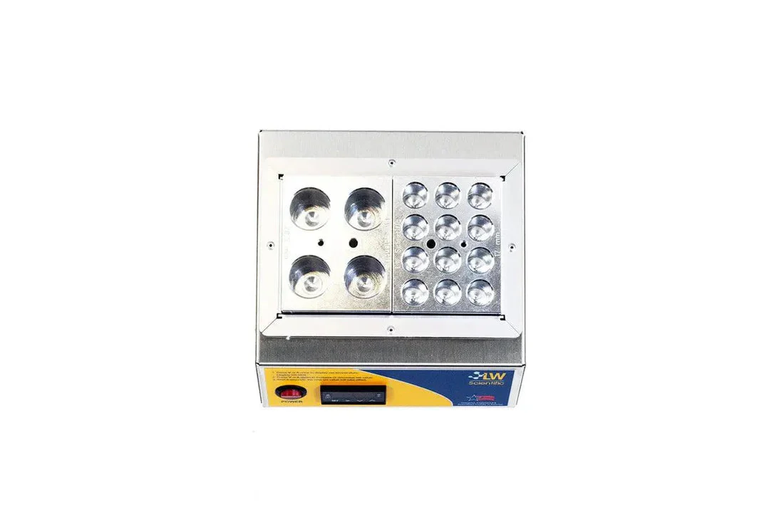 LW Scientific Dry Bath Incubator, Digital, Two 4-place 50ml heat blocks, 90-240vAC Adpt - Image 3