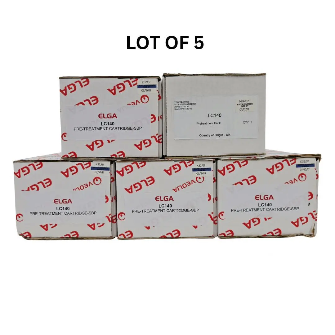 Elga LC140 Pre-Treatment Cartridge-SBP for Water Purification Lot of 5
