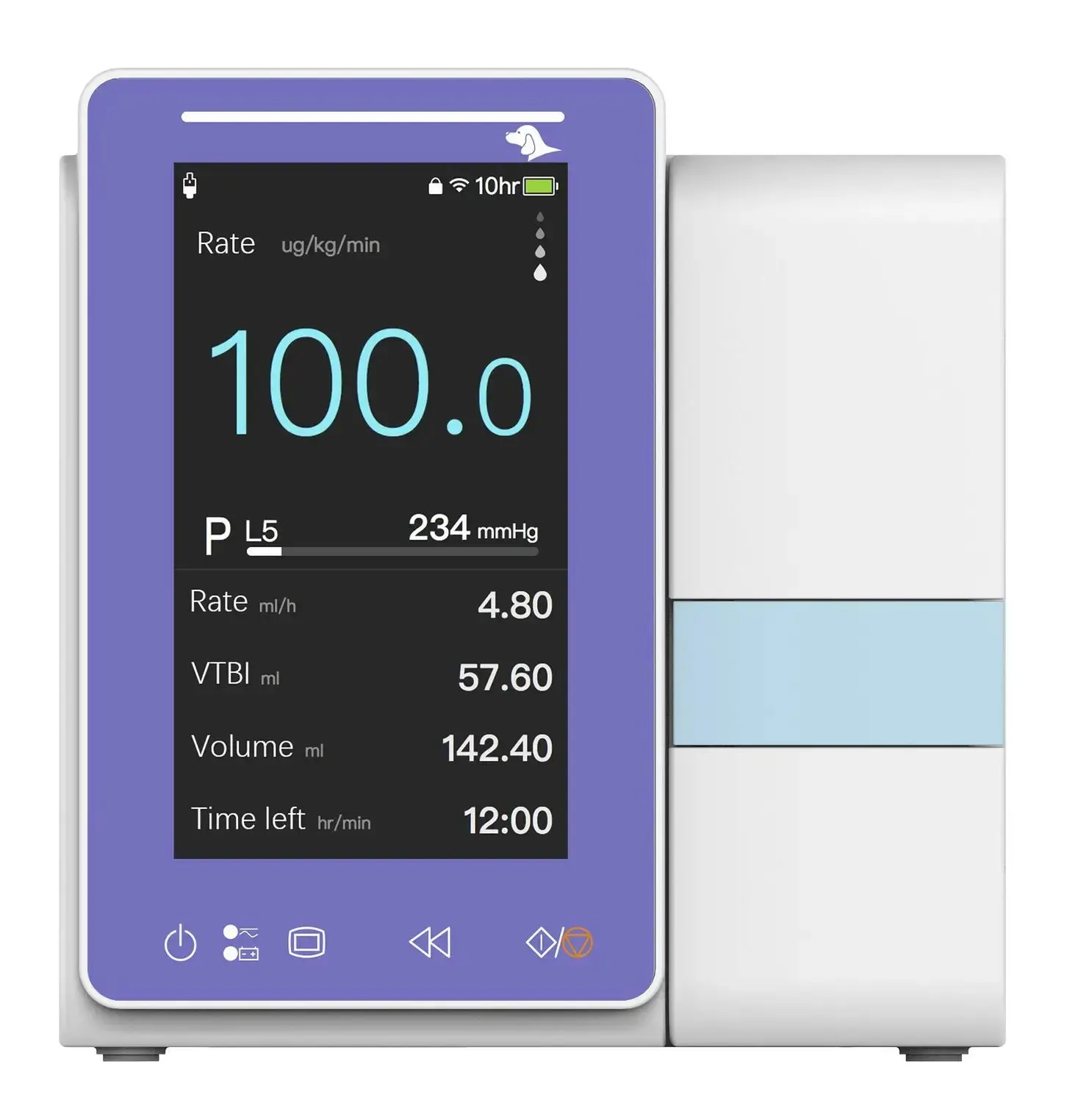 ENMIND EN-V5 Vet Veterinary Infusion Pump 4.3" Color Touch Screen - Image 5