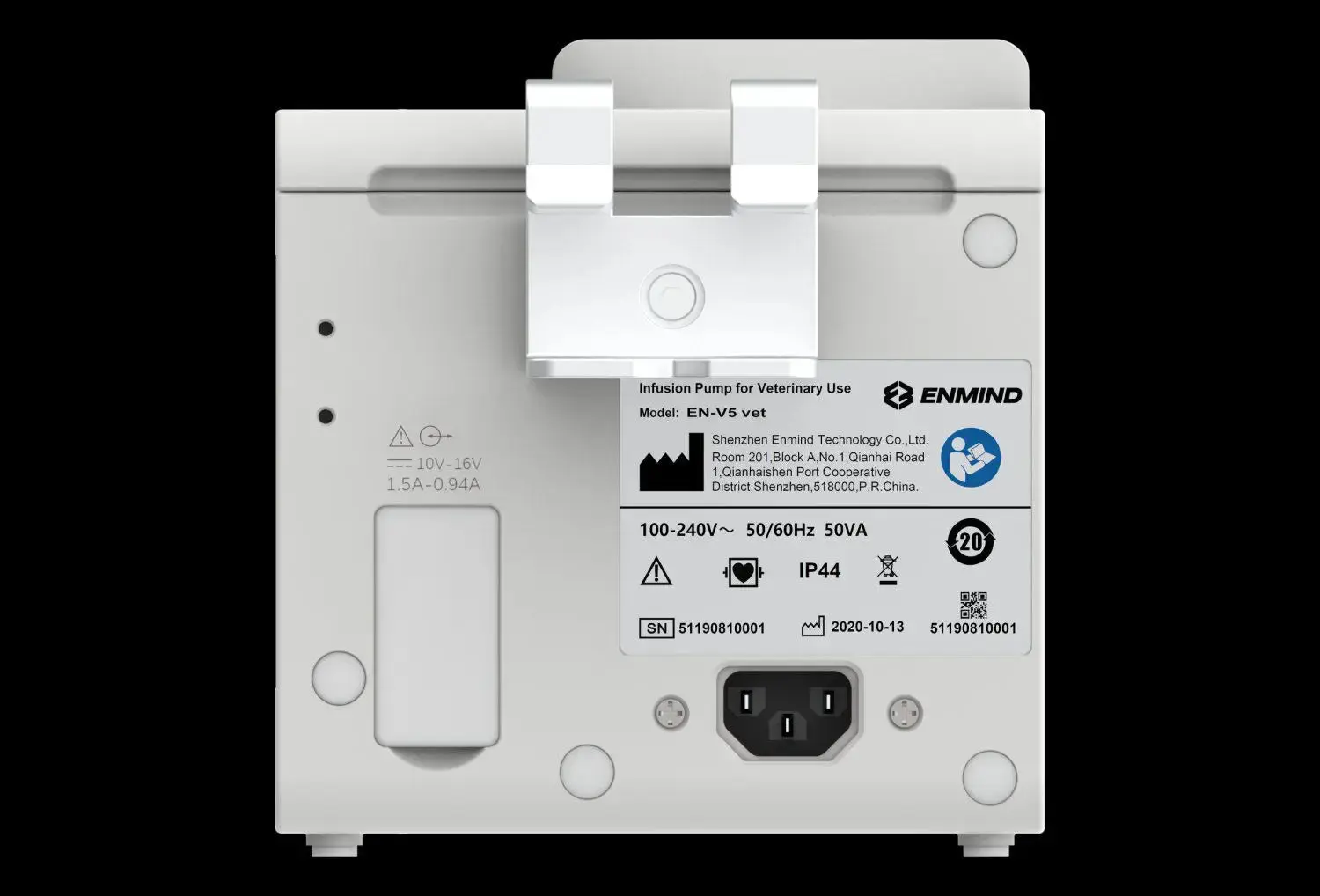 ENMIND EN-V5 Vet Veterinary Infusion Pump 4.3" Color Touch Screen - Image 7