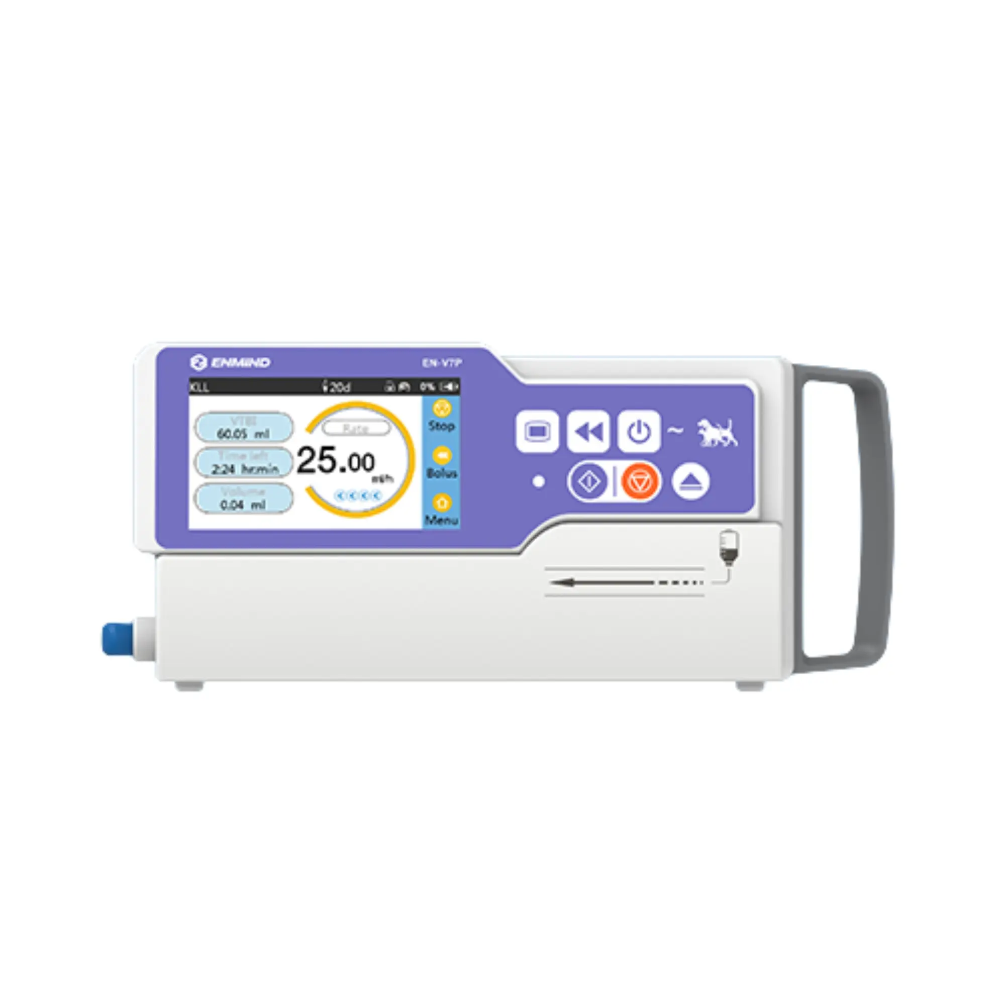 Enmind EN-V7P Volumetric Infusion Pump with Integrated Fluid Heater
