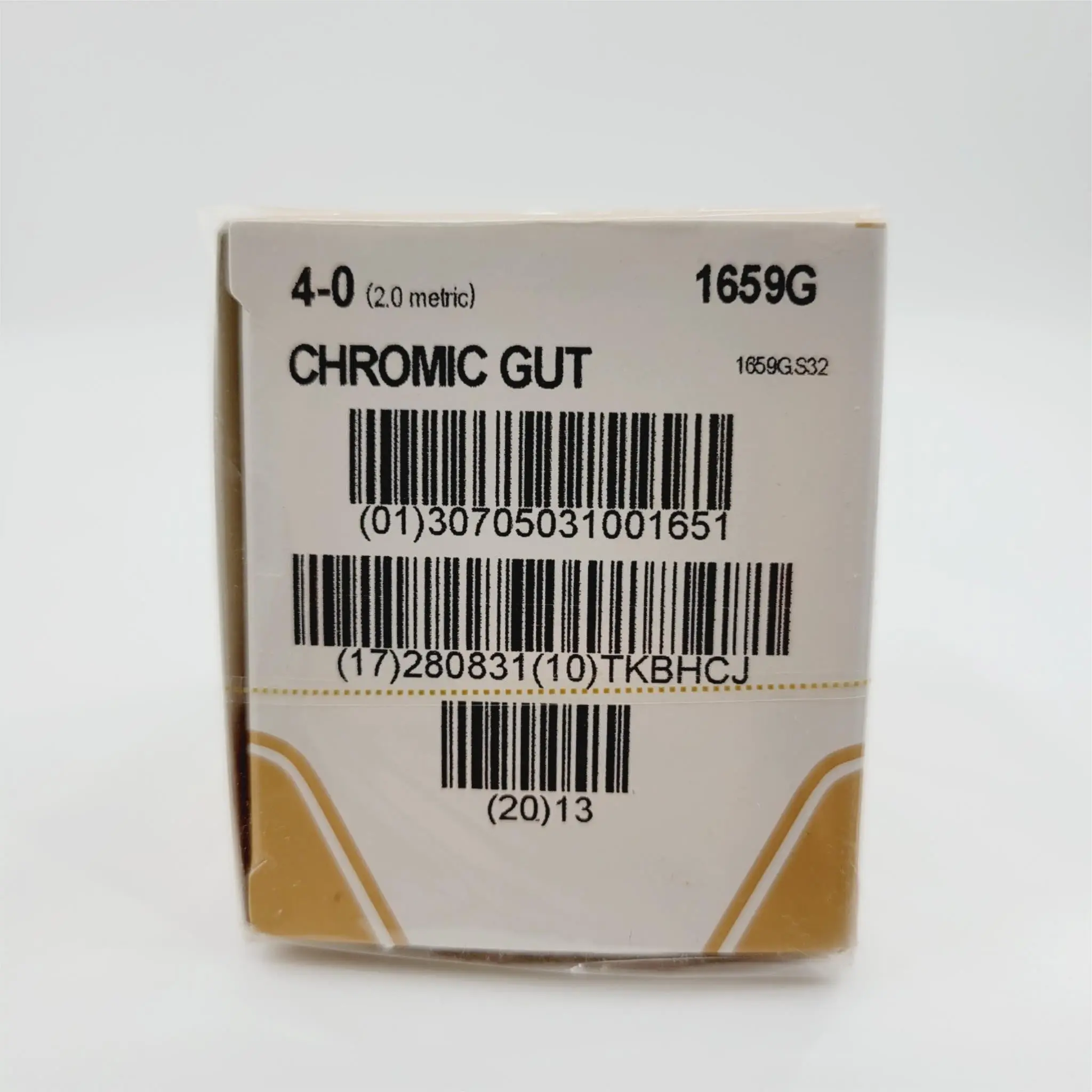 Ethicon 1659G 4-0 CHROMIC GUT BROWN 1X18" P-2 Box of 12 - Image 2