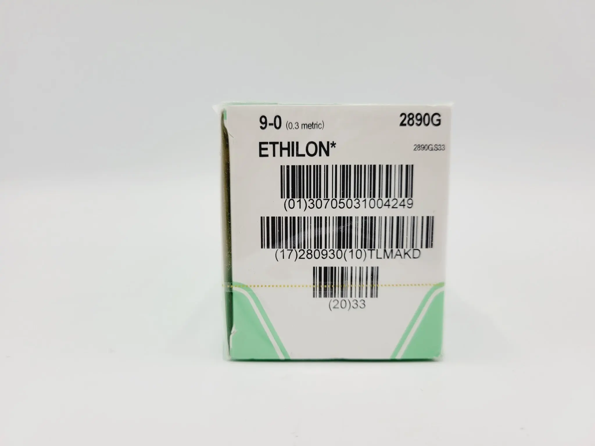 Ethicon 2890G 9-0 ETHILON BLACK 1X6" VAS100-4 Box of 12 - Image 2