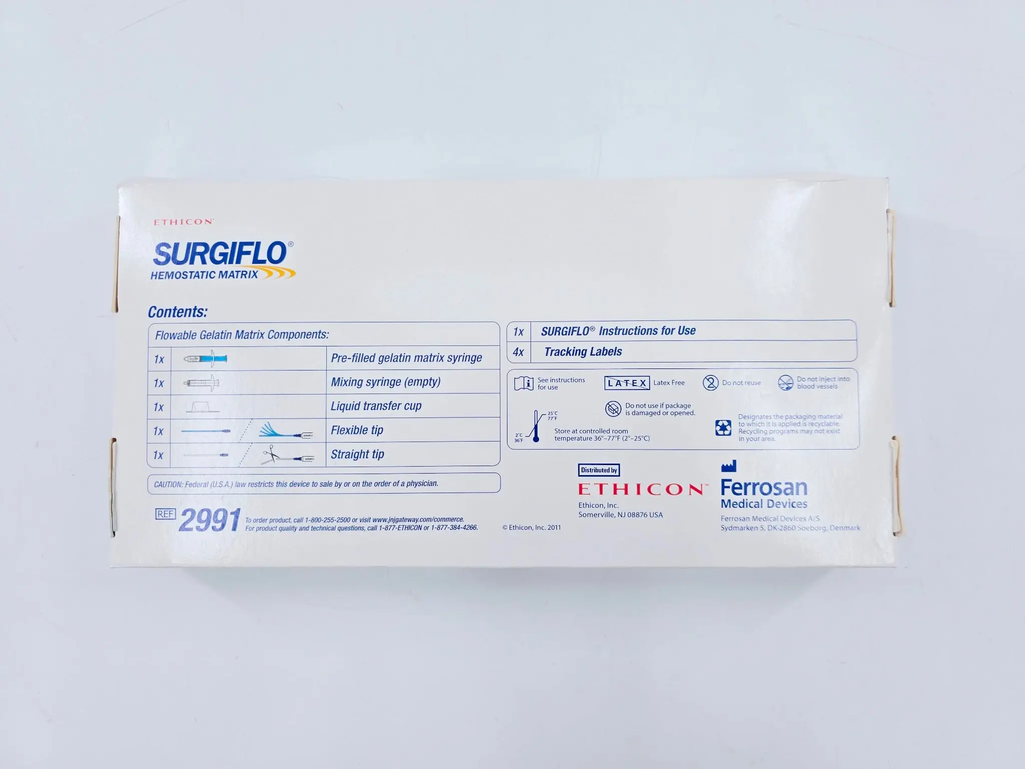 Ethicon 2991 Surgiflo Hemostatic Matrix BX/1 (EXPIRED) - Image 4