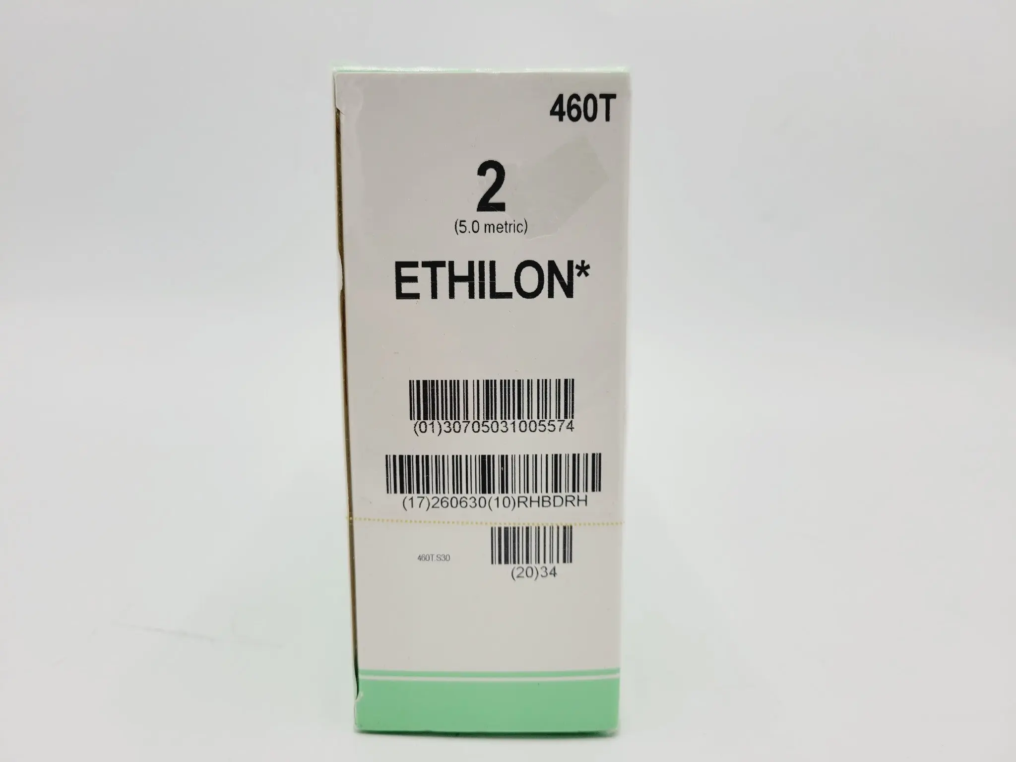 Ethicon 460T 2 ETHILON BLACK 1X20" LR Box of 24 - Image 2