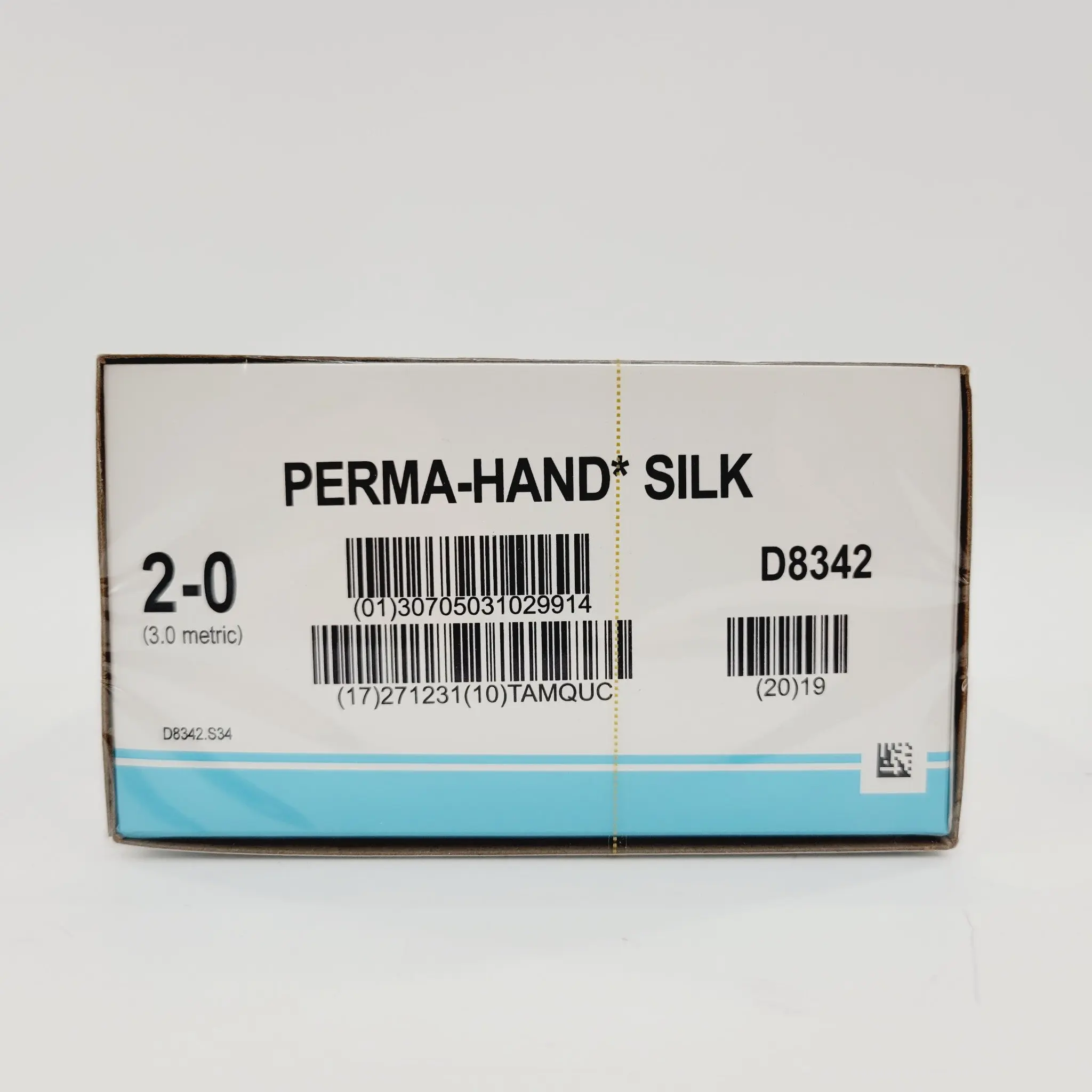 Ethicon D8342 2-0 PERMA HAND BLACK 1X48" SH Box of 36 - Image 2