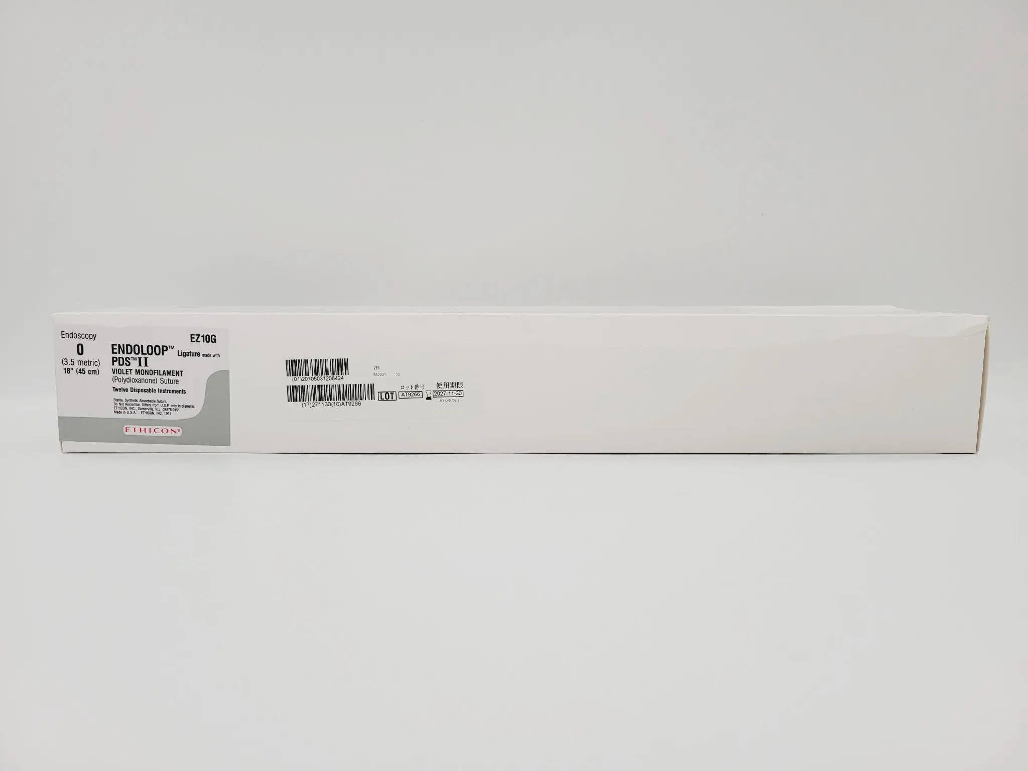 Ethicon EZ10G ENDOLOOP PDS II Ligature 0 1X18" Box of 12 - Image 2