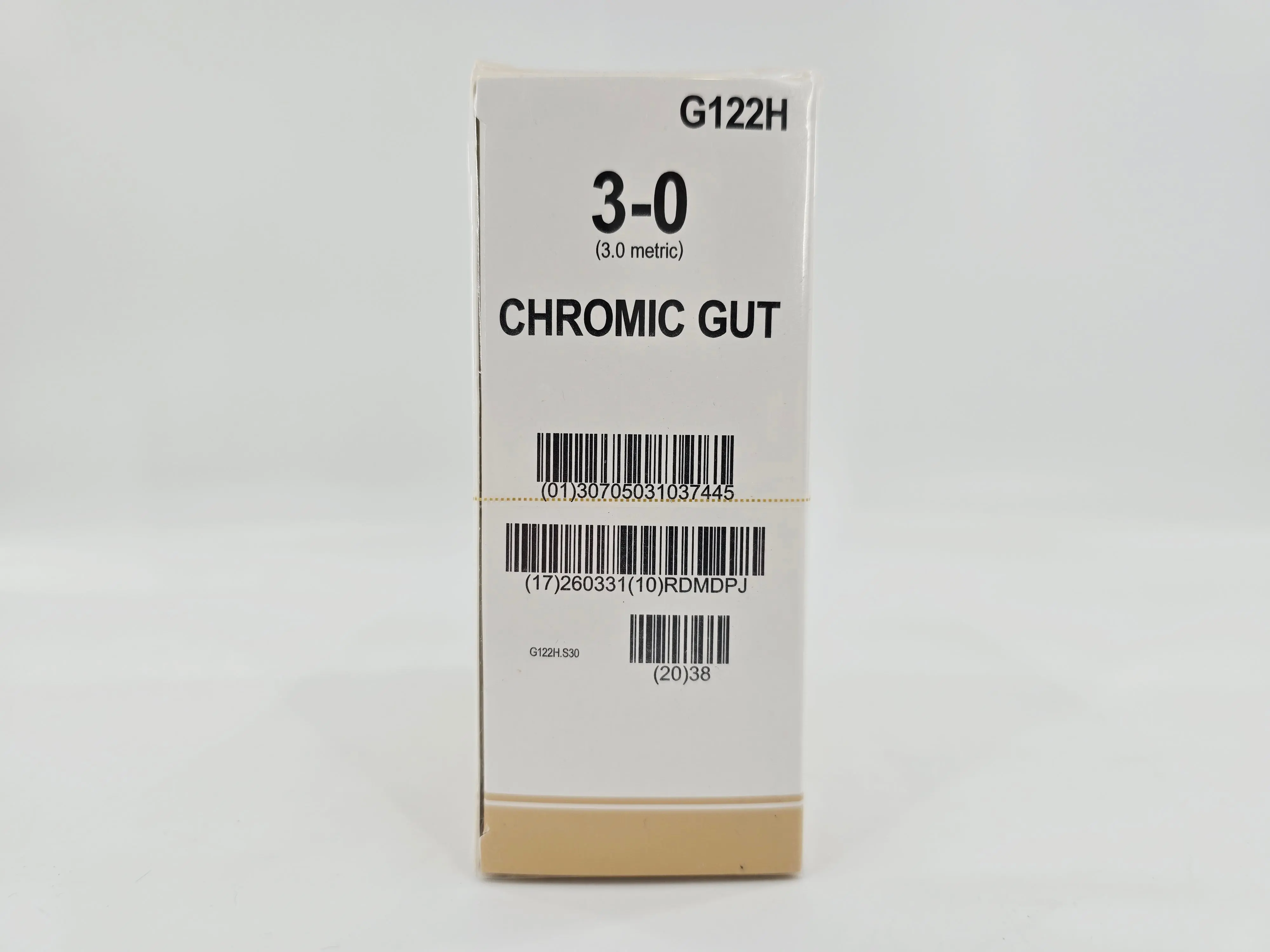 Ethicon G122H CHROMIC GUT 3-0 Naturally BROWN 1X27" SH 26mm BX/36 - Image 3