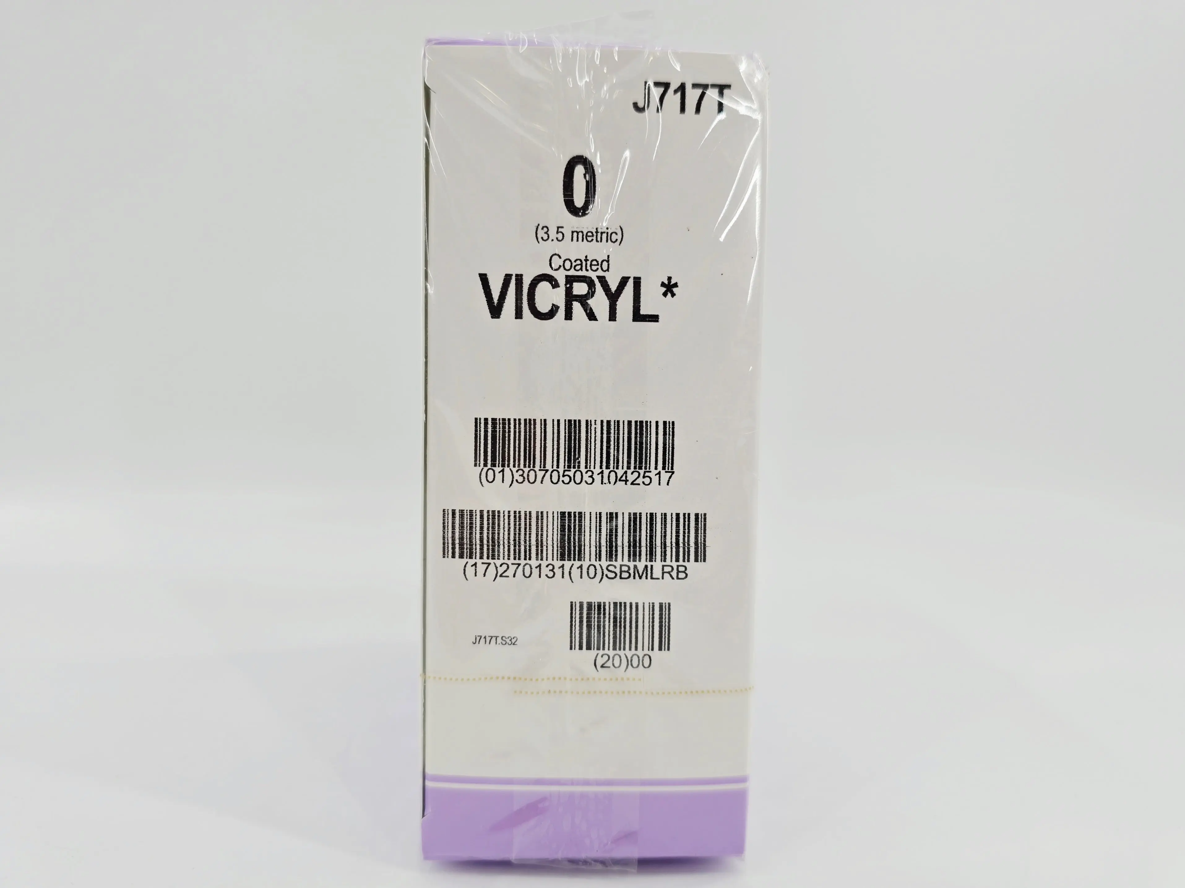Ethicon J717T 0 Coated VICRYL 3X18" OS-8 40mm CR/3 BX/24 - Image 3