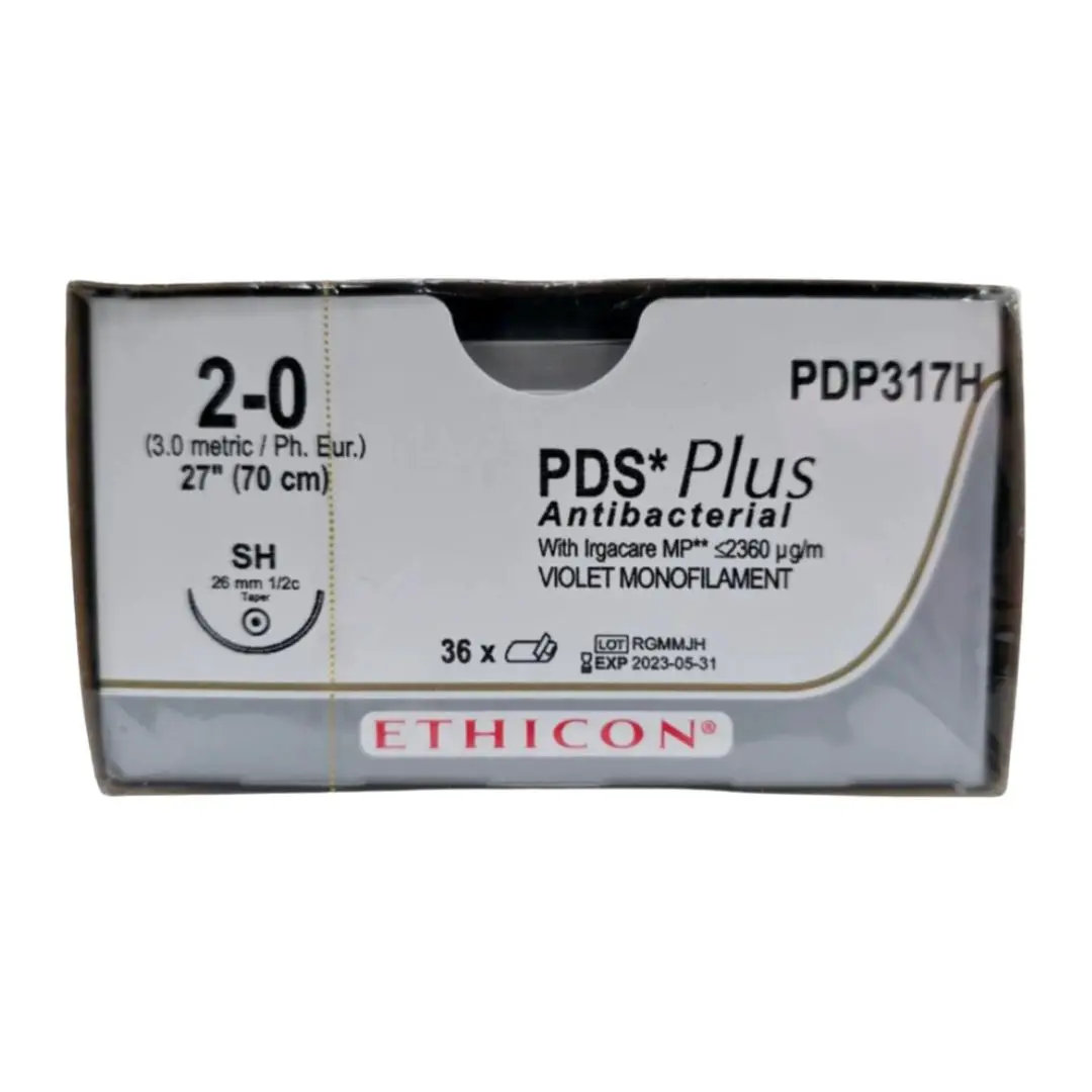 Ethicon PDP317H 2-0 PDS Plus Violet 1x27" SH Box Of 36