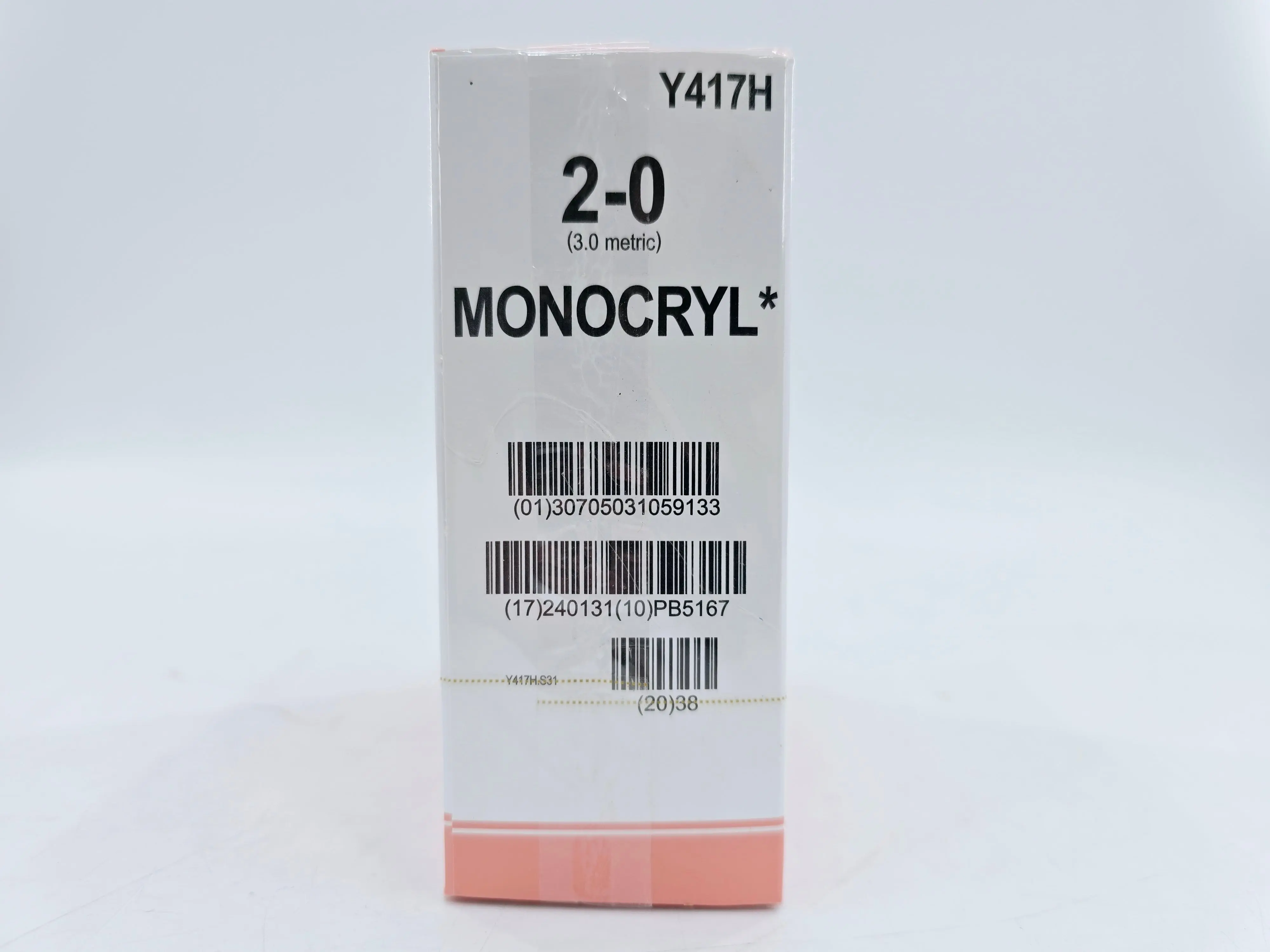 Ethicon Y417H 2-0 Monocryl Undyed 1x27" SH Box Of 36 - Image 2
