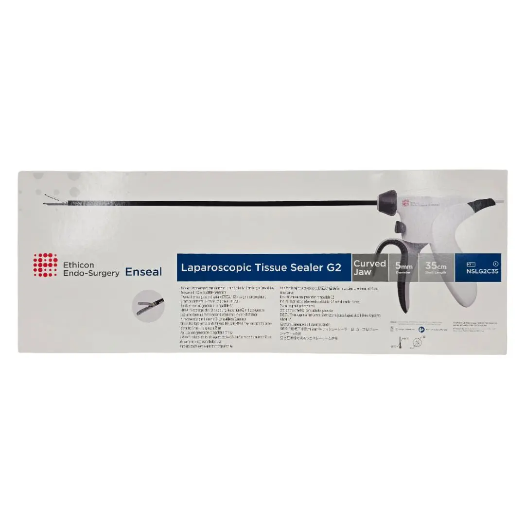 Ethicon NSLG2C35 Enseal Laparoscopic Tissue Sealer G2 Curved Jaw 5mm x 35cm BX/1