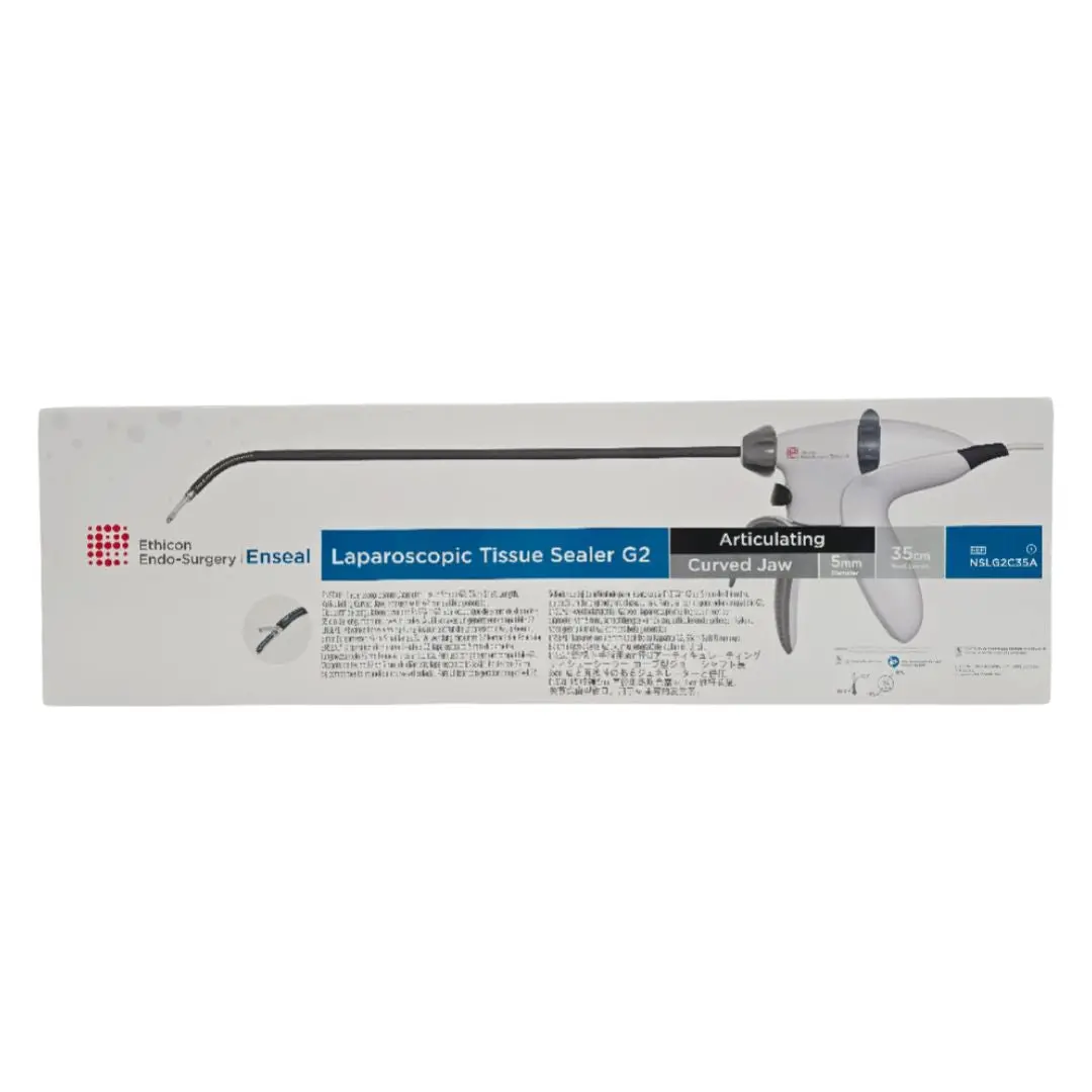 Ethicon NSLG2C35A ENSEAL Laparoscopic Tissue Sealer G2 w/ Articulating Curved Jaw 5mm Diameter 35cm Shaft 1/EA