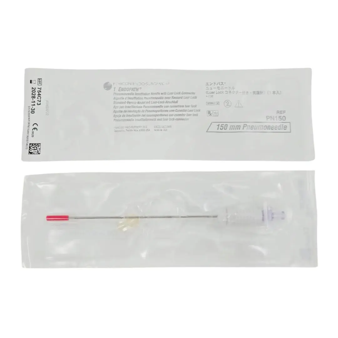 Ethicon PN150 1 Endopath Pneumoneedle Insufflation Needle w/ Luer Lock Connector 150mm