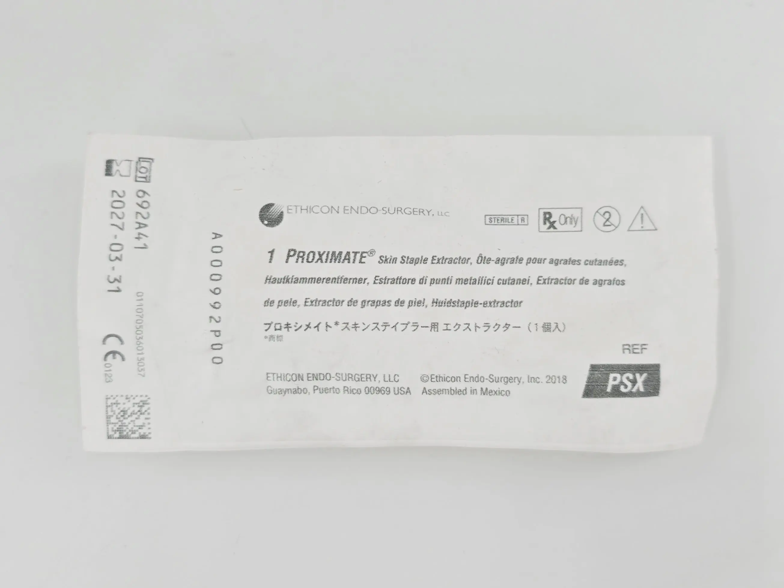 Ethicon PSX 1 Proximate Skin Staple Extractor 1/EA - Image 2