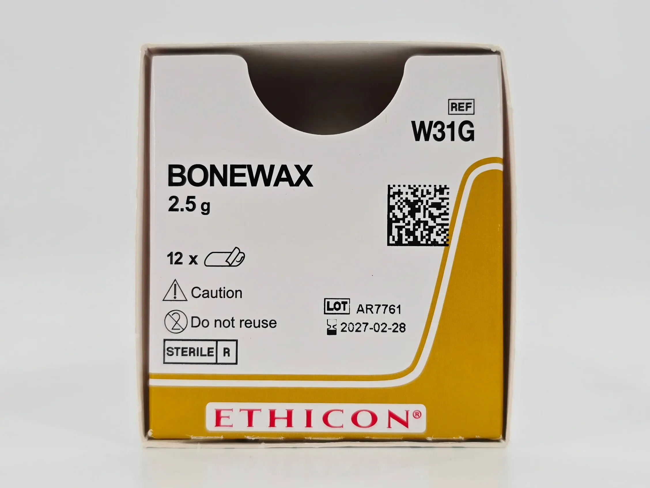 Ethicon W31G Bone Wax 2.5 Grams BX/12 OPEN BOX - FULL - Image 2