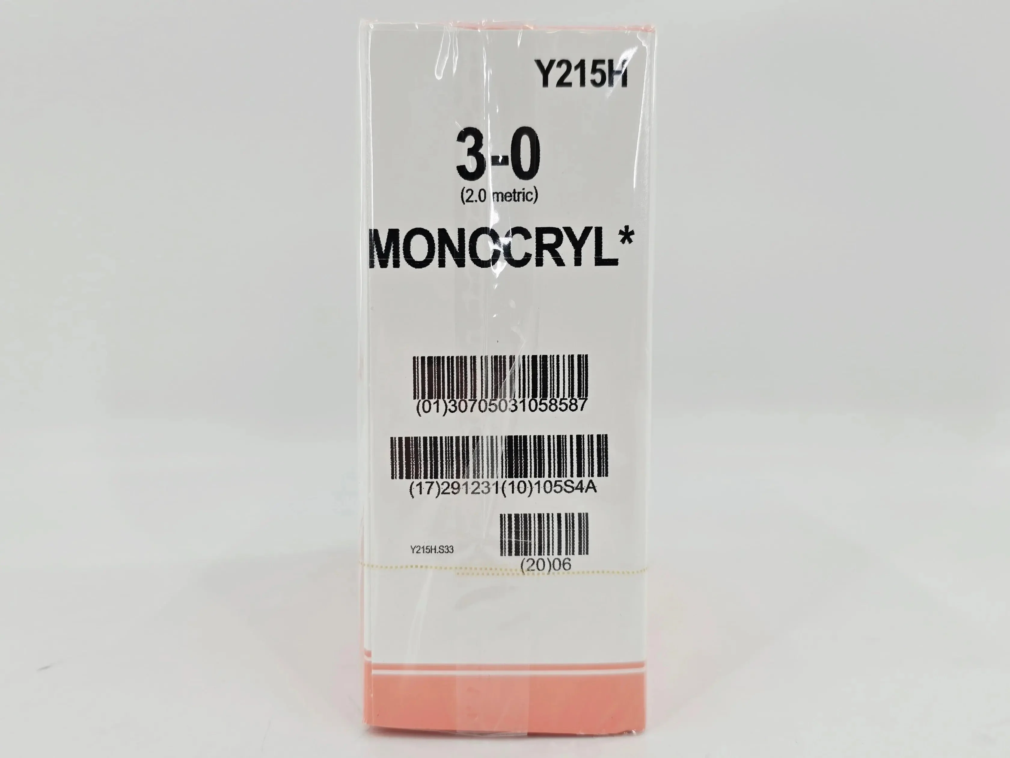 Ethicon Y215H MONOCRYL 3-0 Undyed 1X27" RB-1 17mm ETHALLOY BX/36 - Image 3