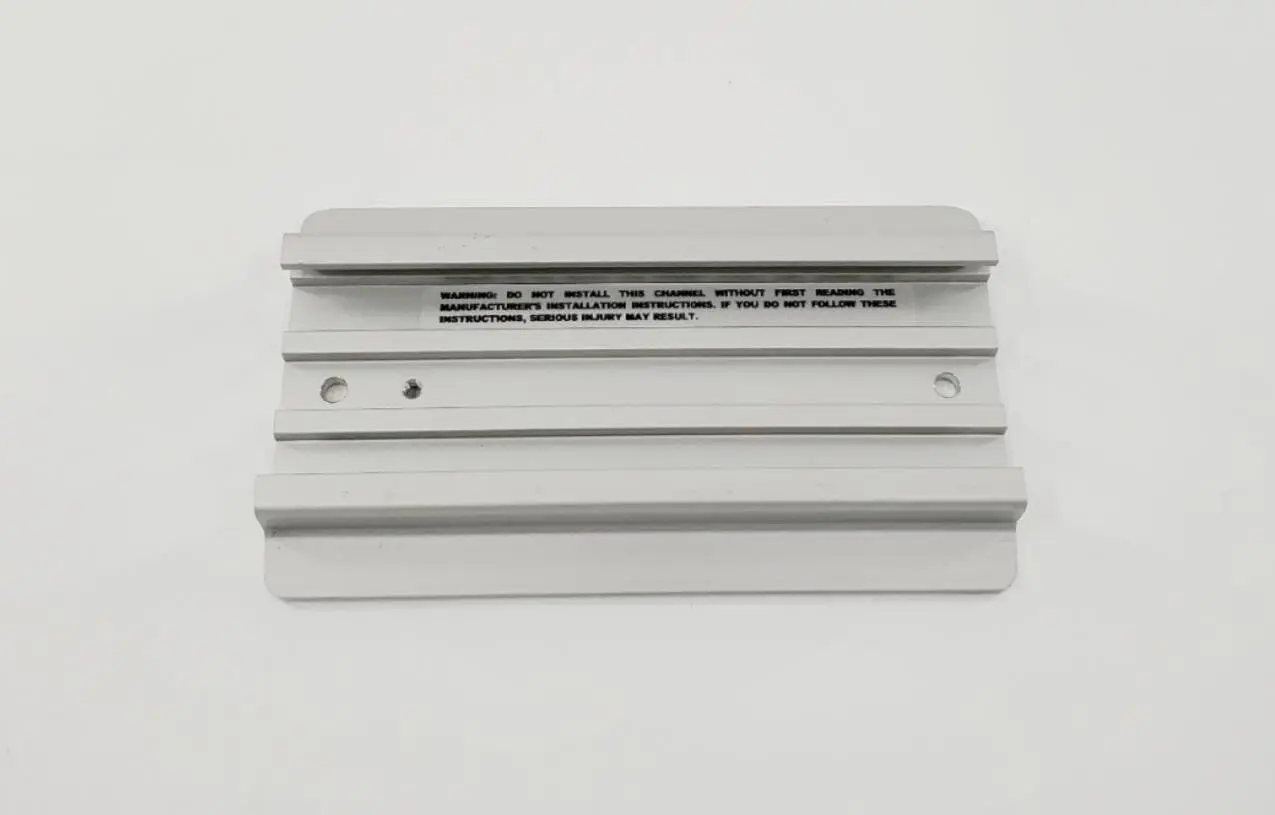 GCX 2030517-001 Rev C Standard 7"/17.8cm Wall Channel w/ Hardware WC-0002-01 - Image 3