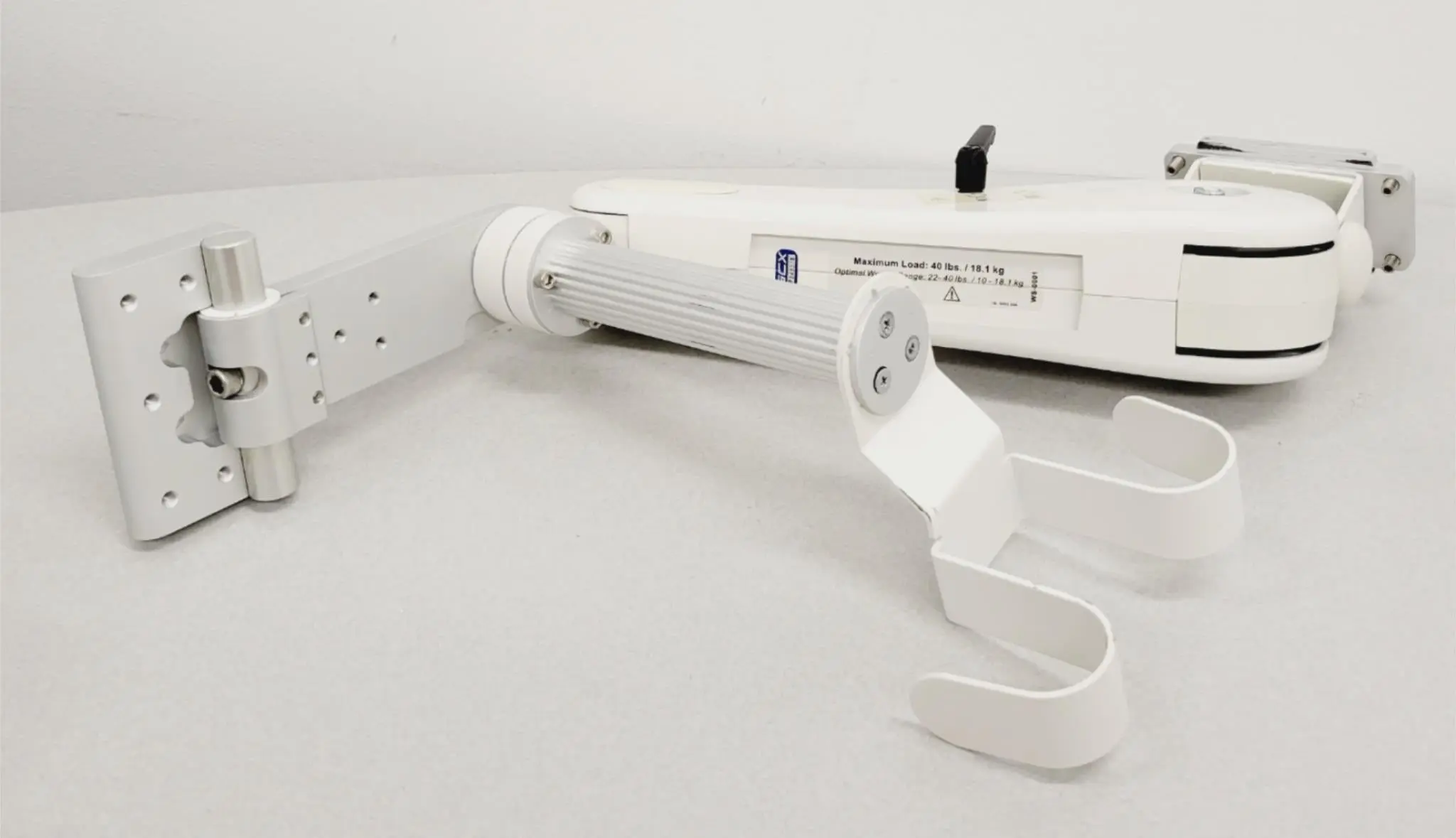 GCX WS-0001 Mounting Arm Max Load 40Lb w/ Monitor Plate & Dual Cable Hook M Series - Image 2