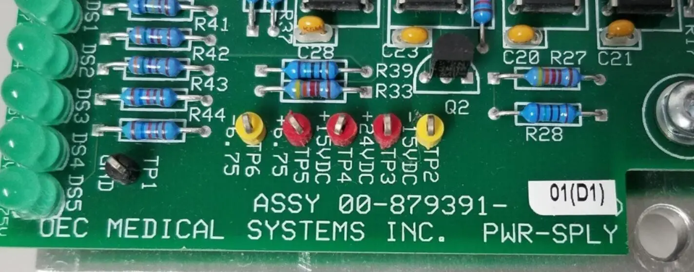 GE 00-879391-01 Rev D1 Power Supply Board - Image 4