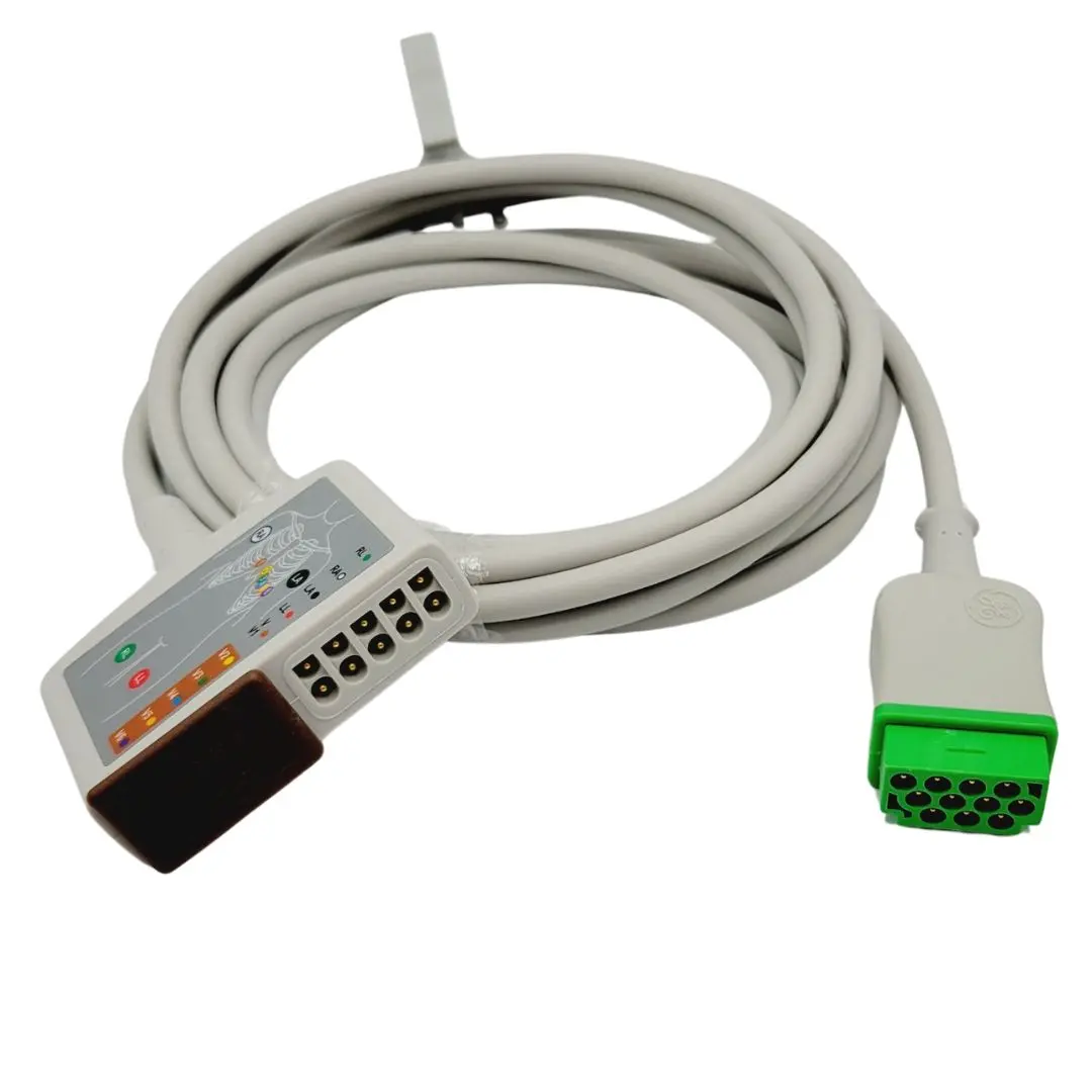 GE 2017006-001 Multi-Link 12 Lead AHA 3.6m Standard 12Ft Cable - Image 2