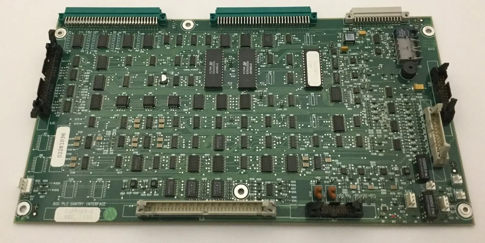 GE 2198349-2 Rev 003 Senographe 2000D 800 PL21 Gantry Interface Board - Image 2