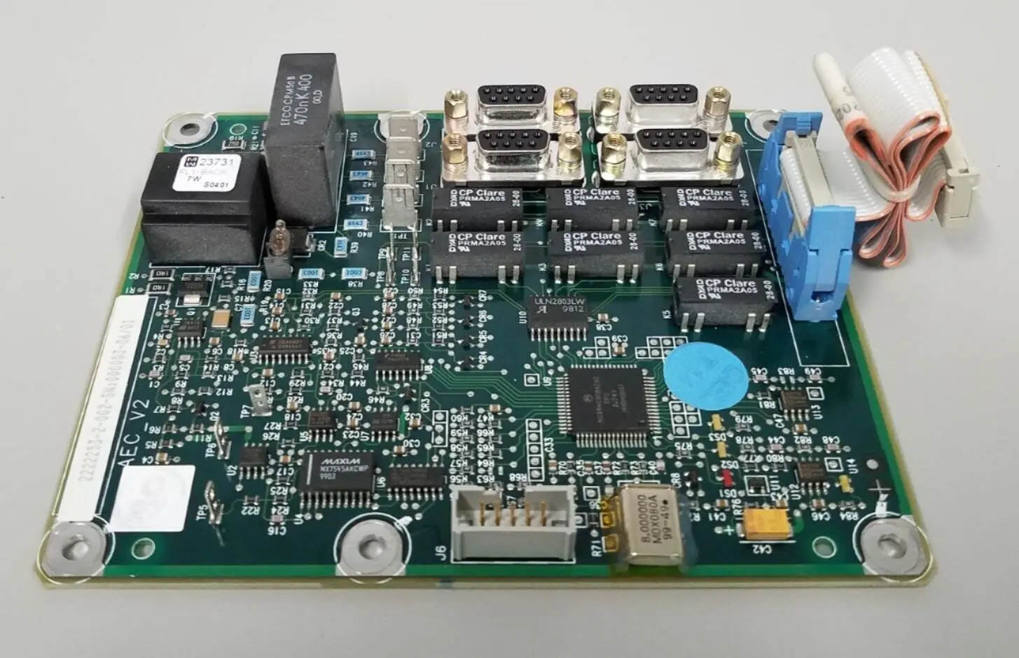 GE 2222253-2-002 Proteus System Rad Room Cabinet AEC V2 Board - Image 2