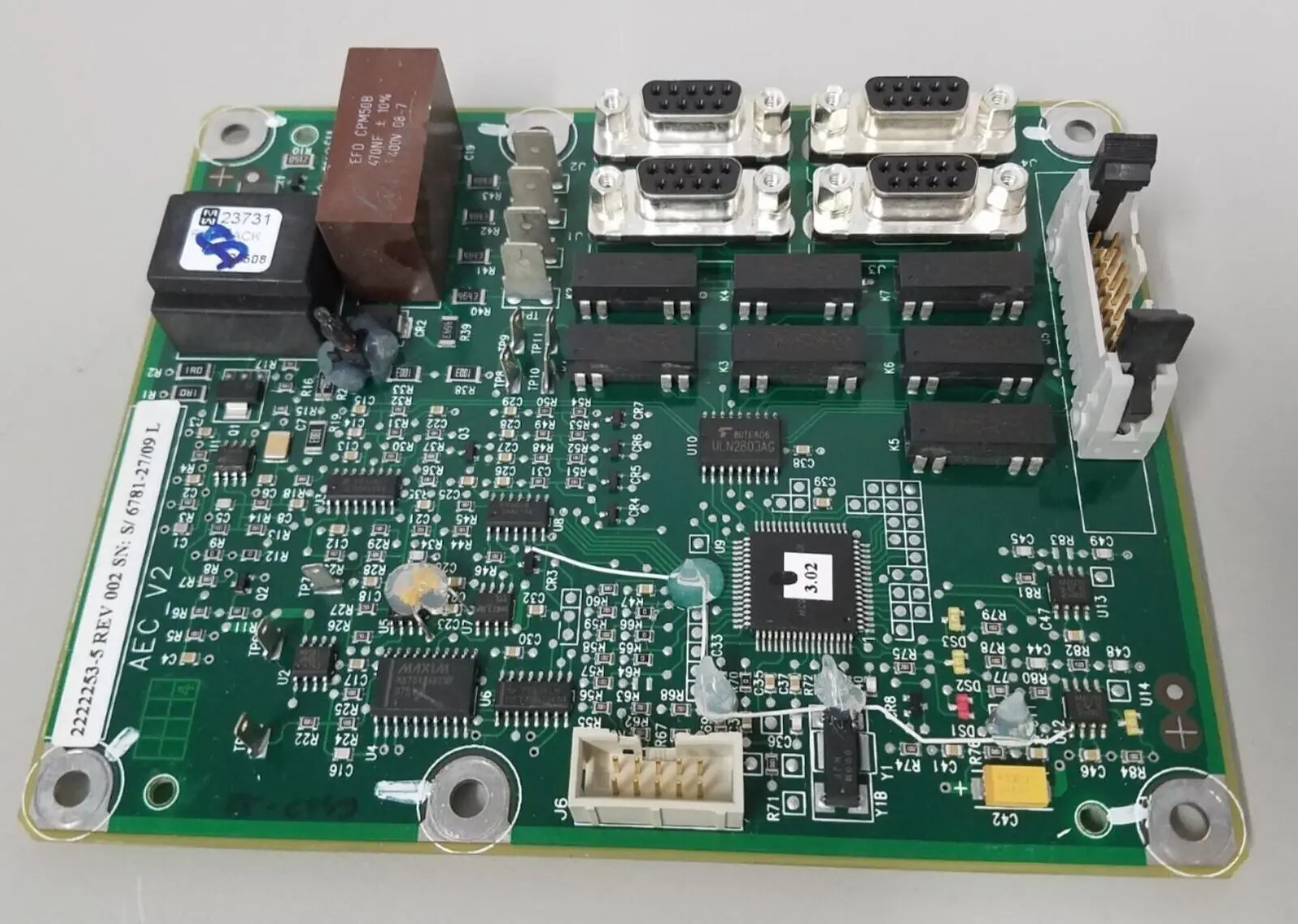 GE 2222253-5 Rev 002 Proteus XR/A System Cabinet 65KW AEC V2 Board - Image 2