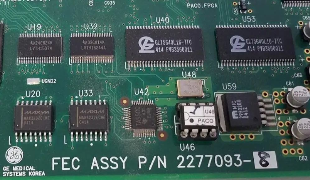 GE 2277093-8 FEC Assembly Board for Logiq 5 Pro Ultrasound System - Image 4