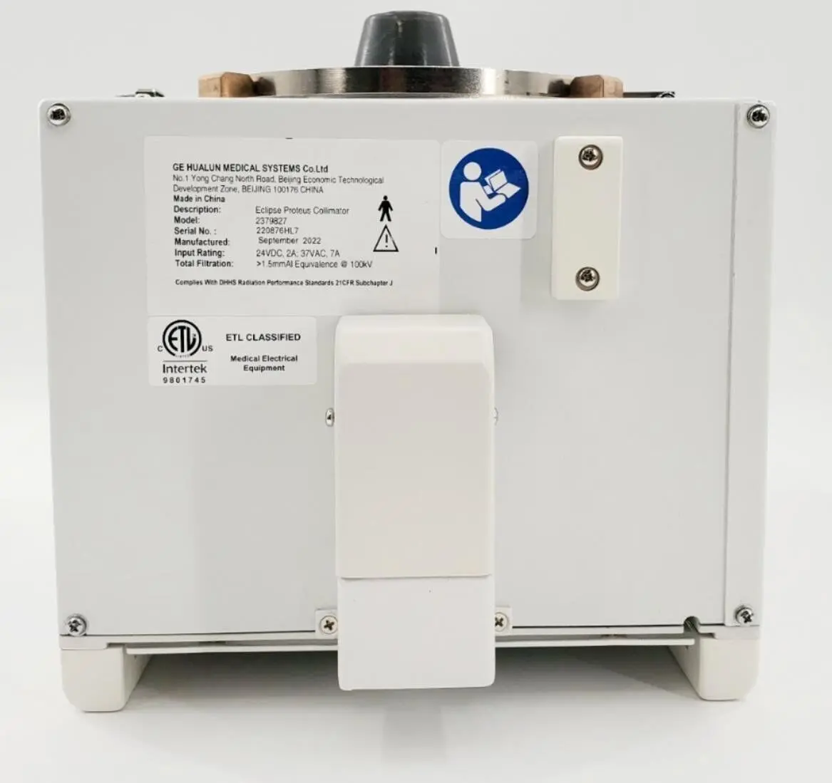 GE 2379827 Proteus Rad Room Eclipse Collimator DOM: 9-2022 - Image 4