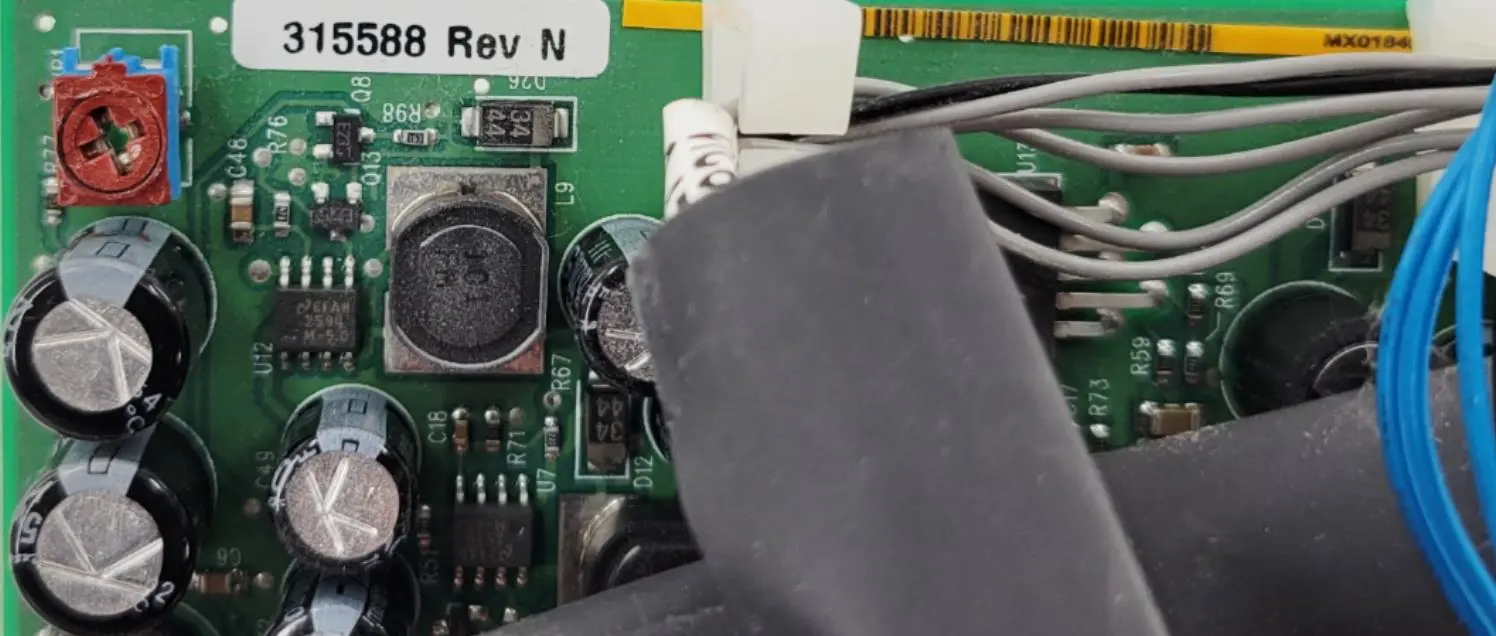 GE 315588 Rev N Power Supply Circuit Board Wire Assembly Board - Image 3