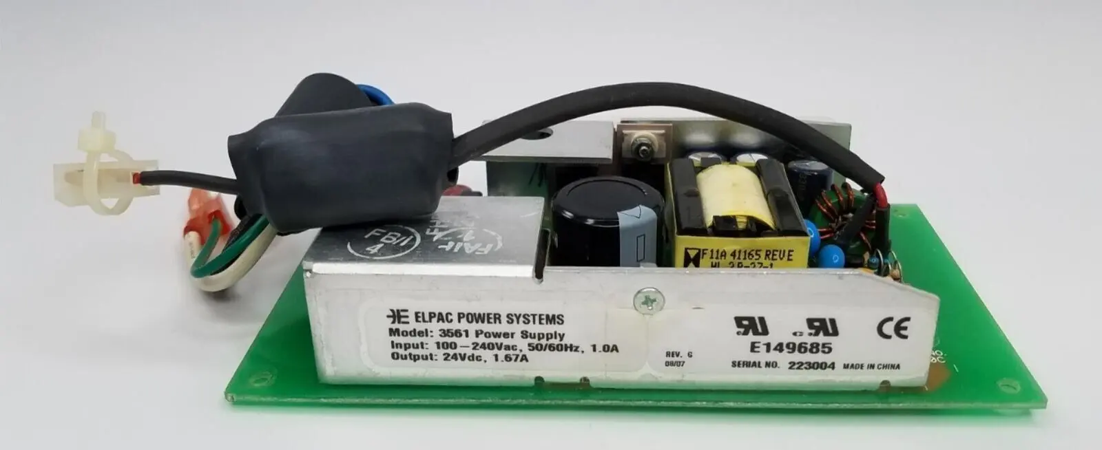GE 3561 ELPAC Power Supply from Dinamap Patient Monitor - Image 2