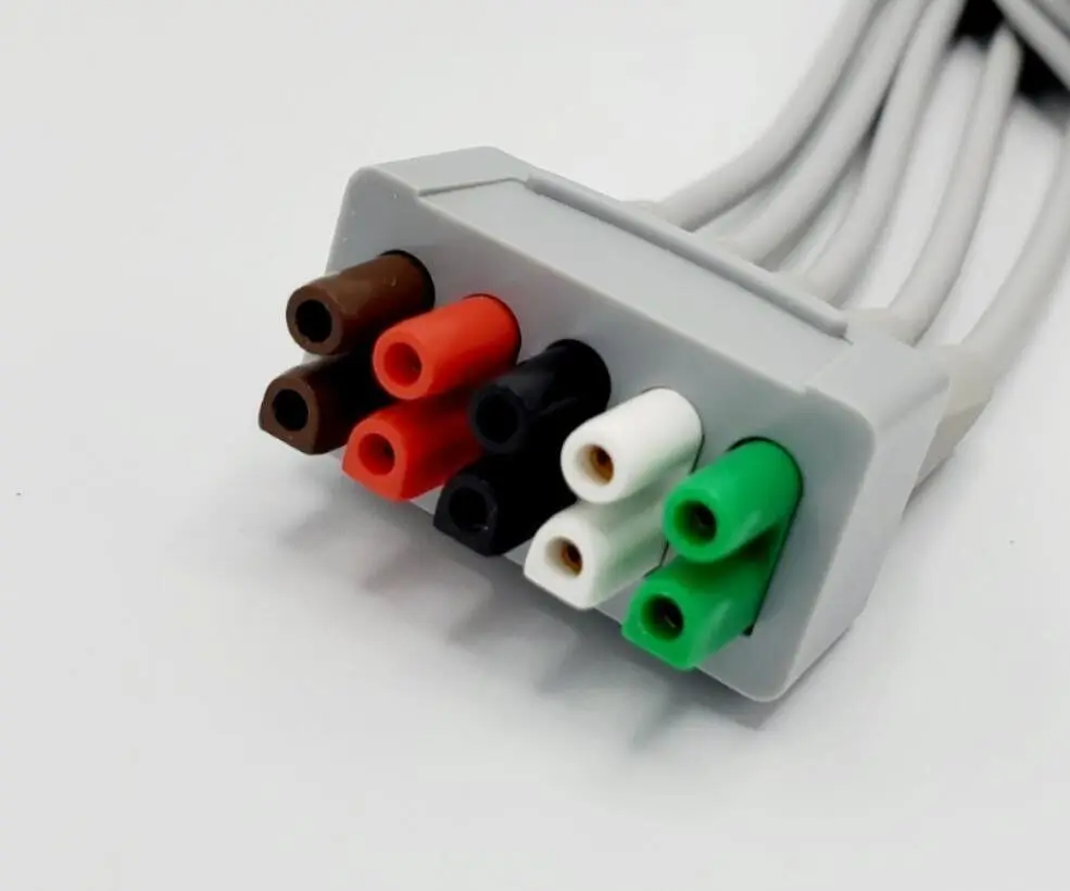 GE 414556-002 ECG Multi-Link Leadwire Set Grabber AHA 51" - Image 3