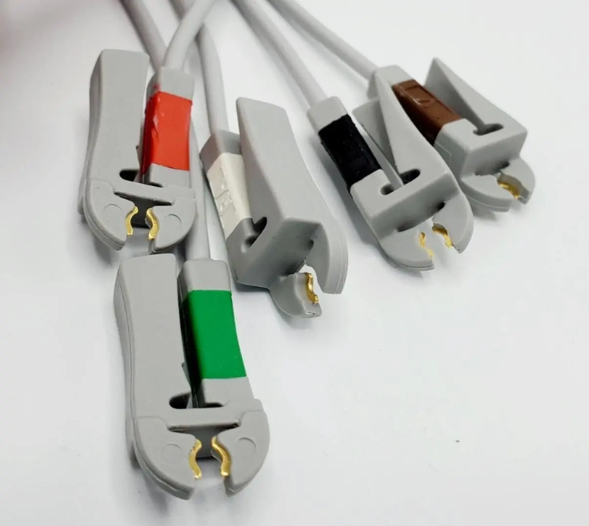 GE 414556-002 ECG Multi-Link Leadwire Set Grabber AHA 51" - Image 4