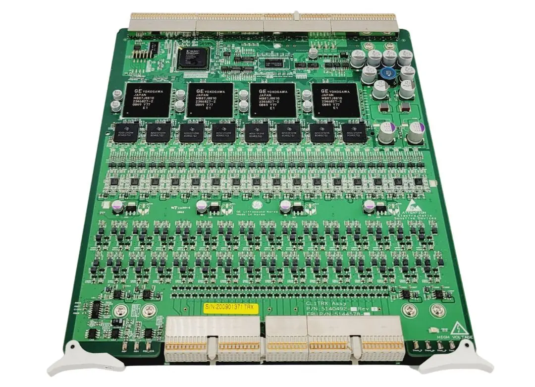 GE 5140492 Rev 2 Ultrasound CL1TRX Assembly Board