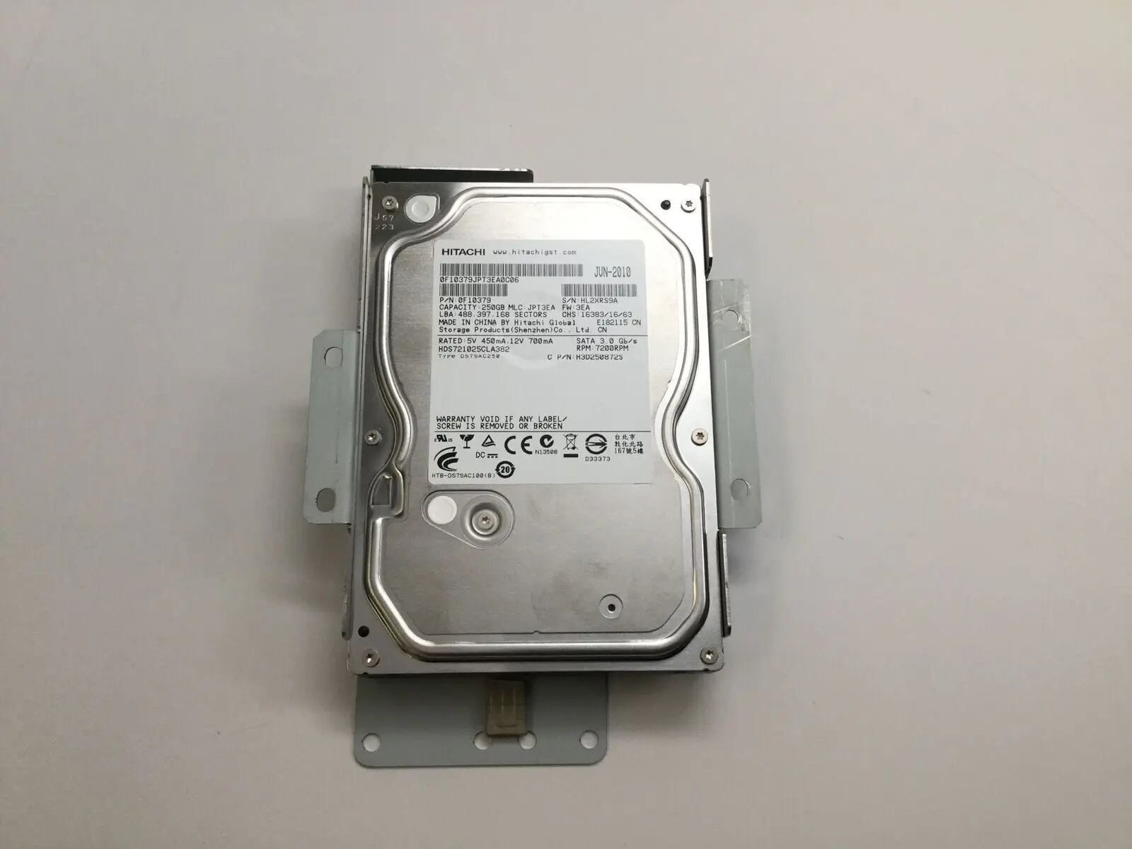 GE 5400521 Logiq P5 Ultrasound Hitachi 250GB Hard Drive with OS BT09 - Image 2