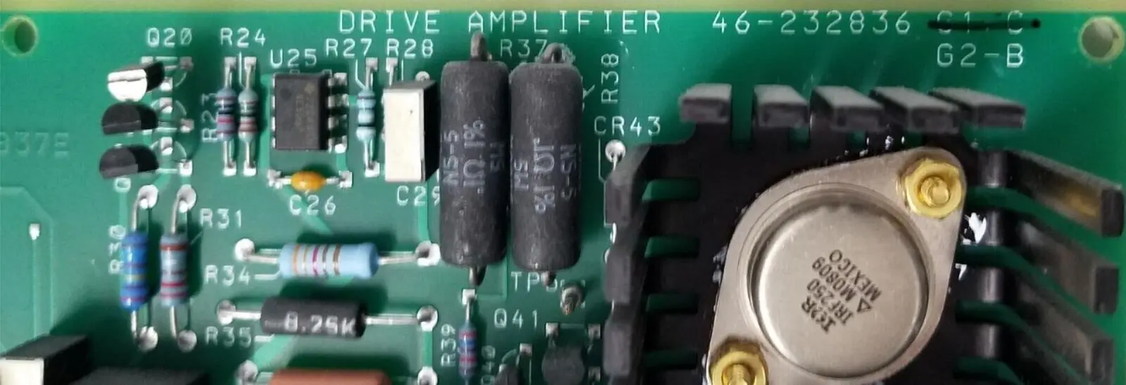 GE AMX 4 + Driver Amplifier Board 46-232836 G2-B Rev. 12 - Image 5