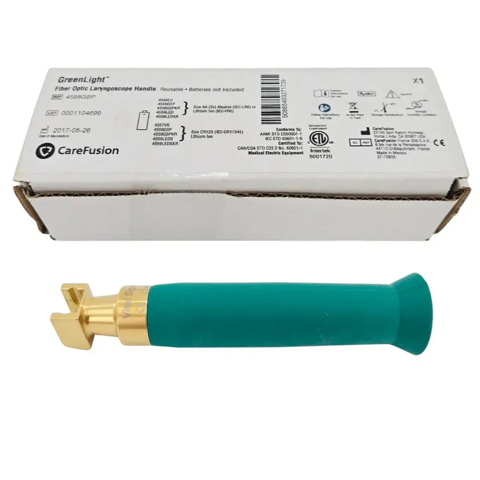 GE CareFusion 4558GSP Vital Signs Fiber Optic Laryngoscope Handle 6-5/8"