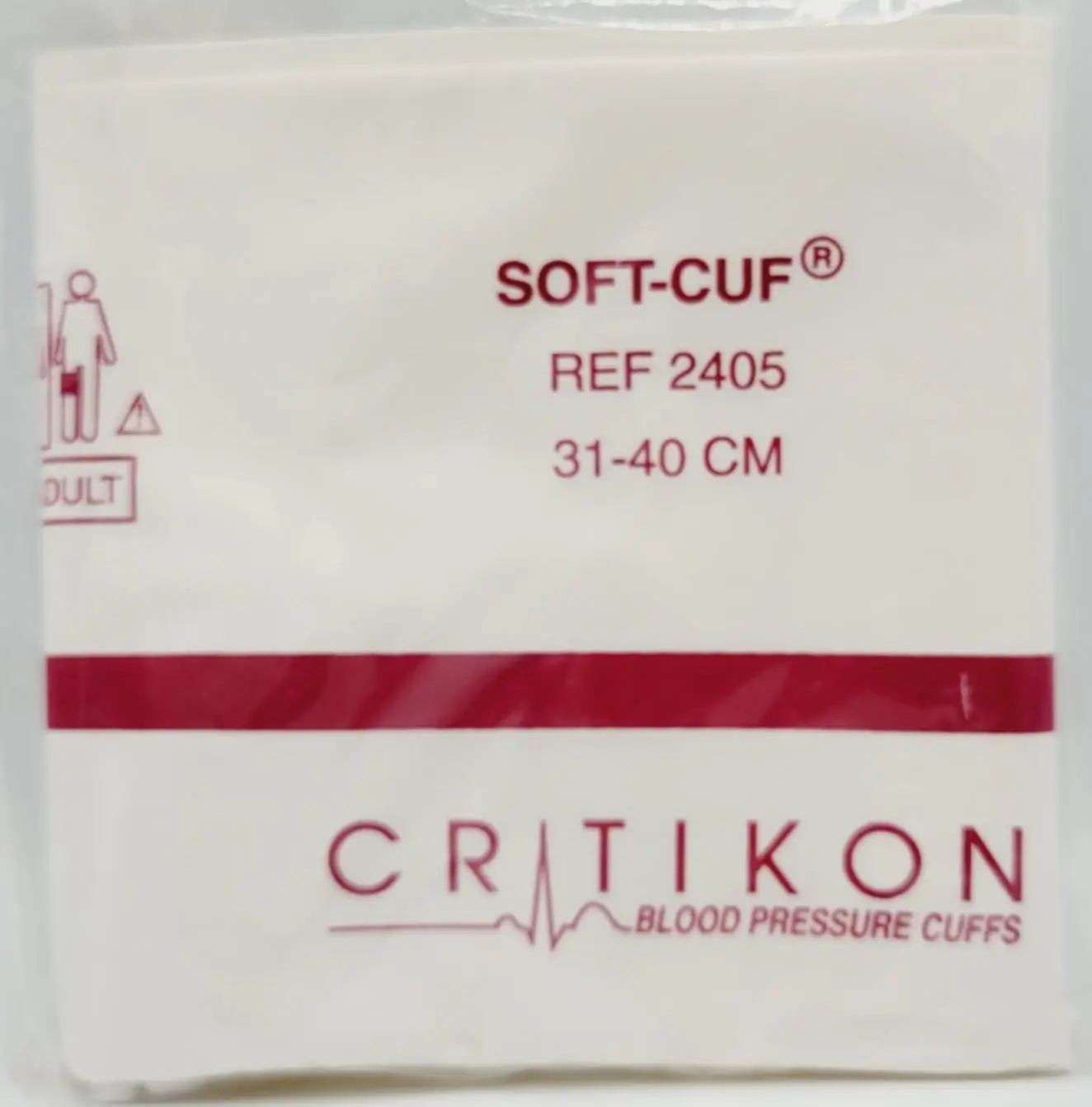 GE Critikon 2405 Soft-Cuf Large Adult Blood Pressure Cuff Box of 20 - Image 3