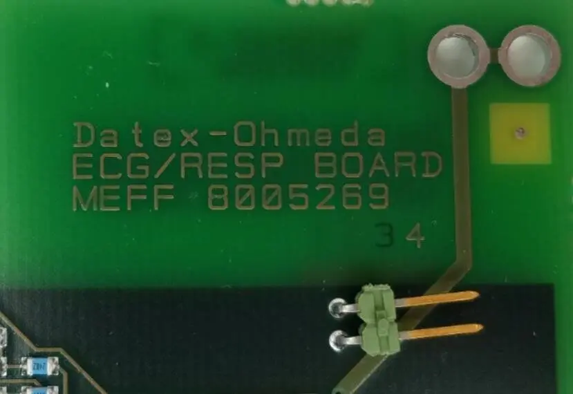 GE Datex Ohmeda MEFF8005269 ECG/ Resp Assembly Board for Cardiocap 5 - Image 4