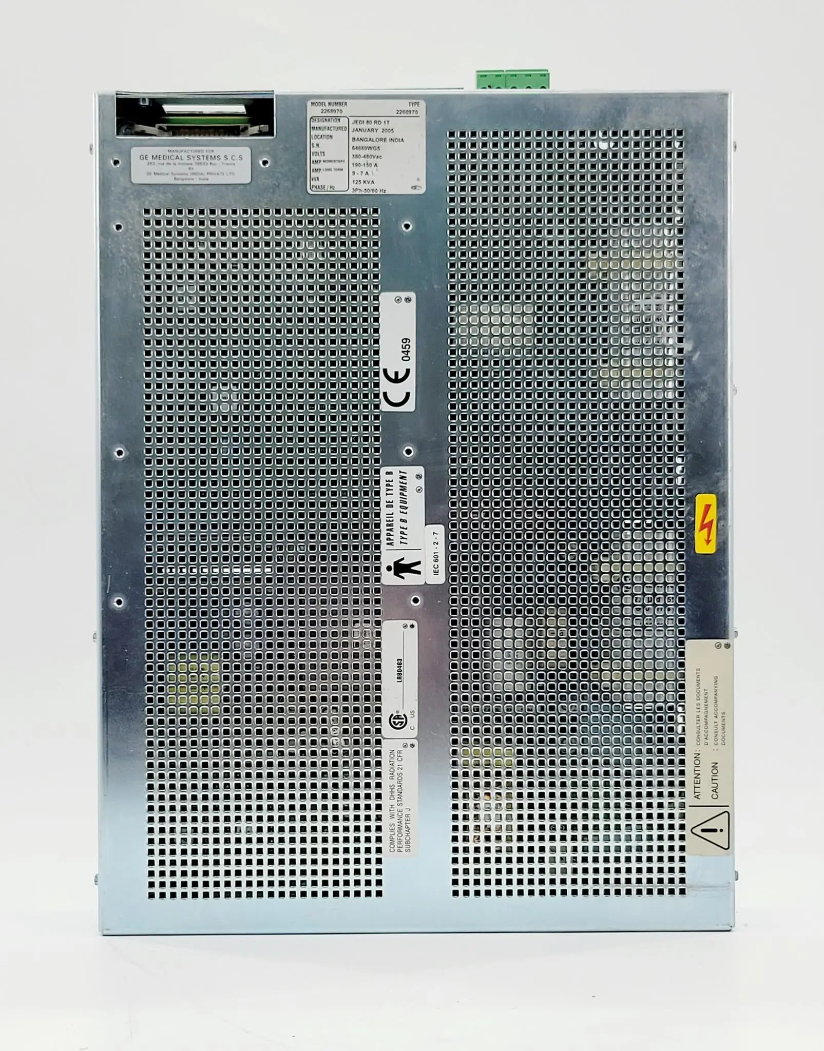 GE Proteus Rad Room Jedi 80 RD IT Generator Assembly Part No 2268970 - Image 2