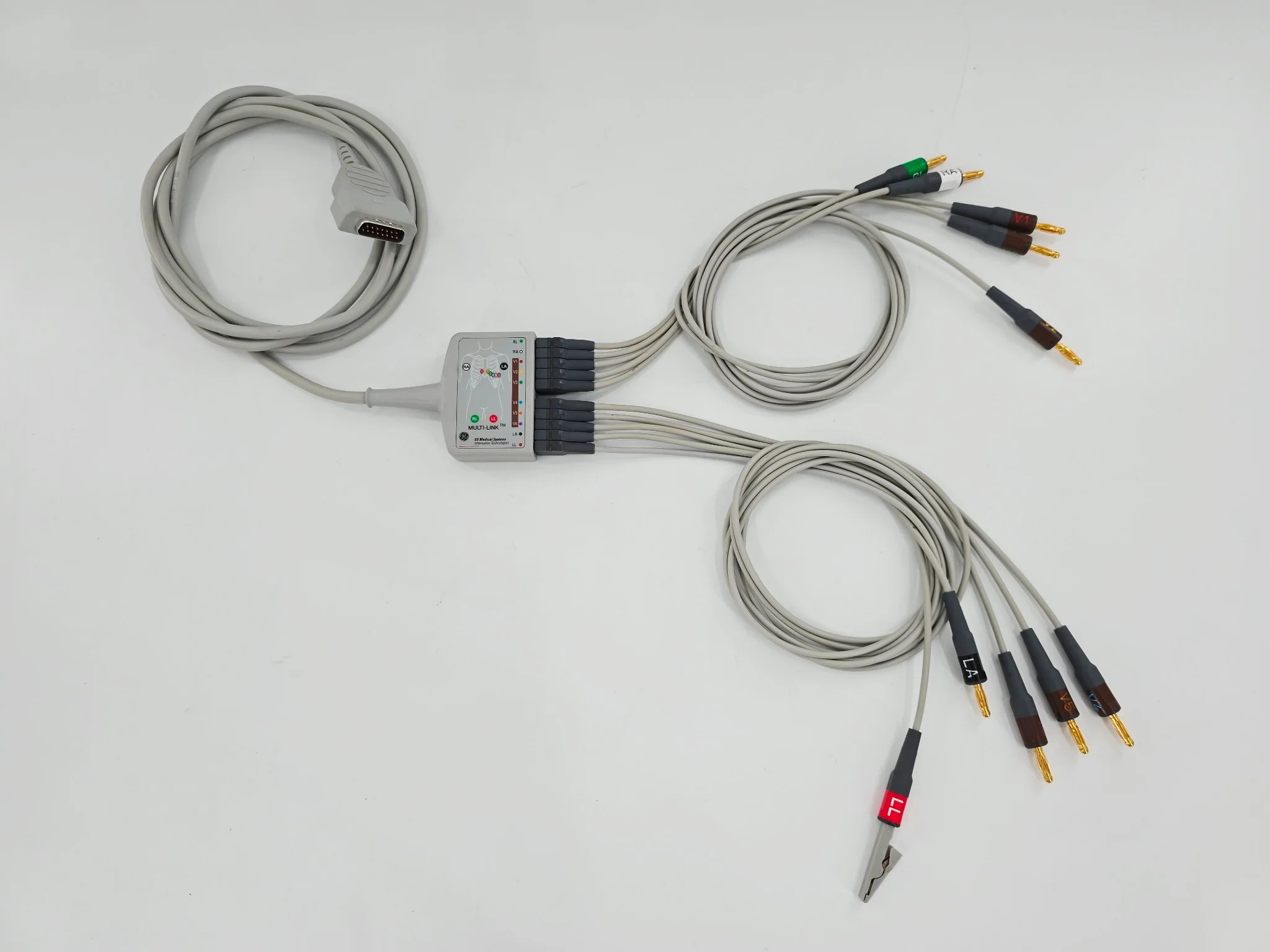 GE Healthcare MAC 2000 12-Lead Resting ECG System w/ Cart & Accessories - Image 11