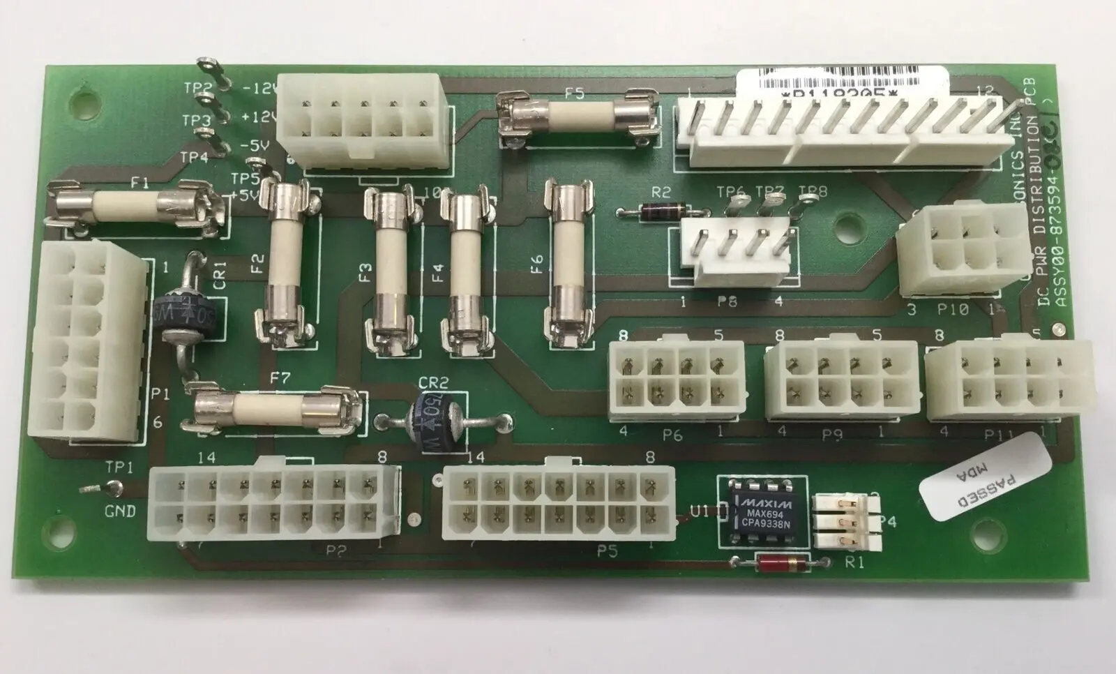 GE OEC 9400 C Arm 00-873594-02 DC Power Distribution PCB - Image 2