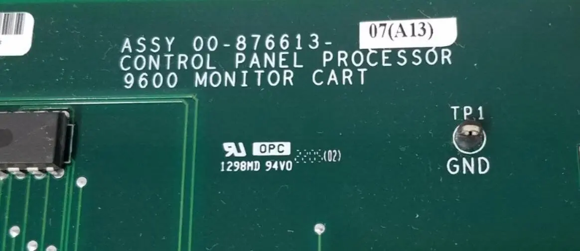 GE OEC ESP Cart Control Panel Processor Board 00-876613-07(A13) - Image 4