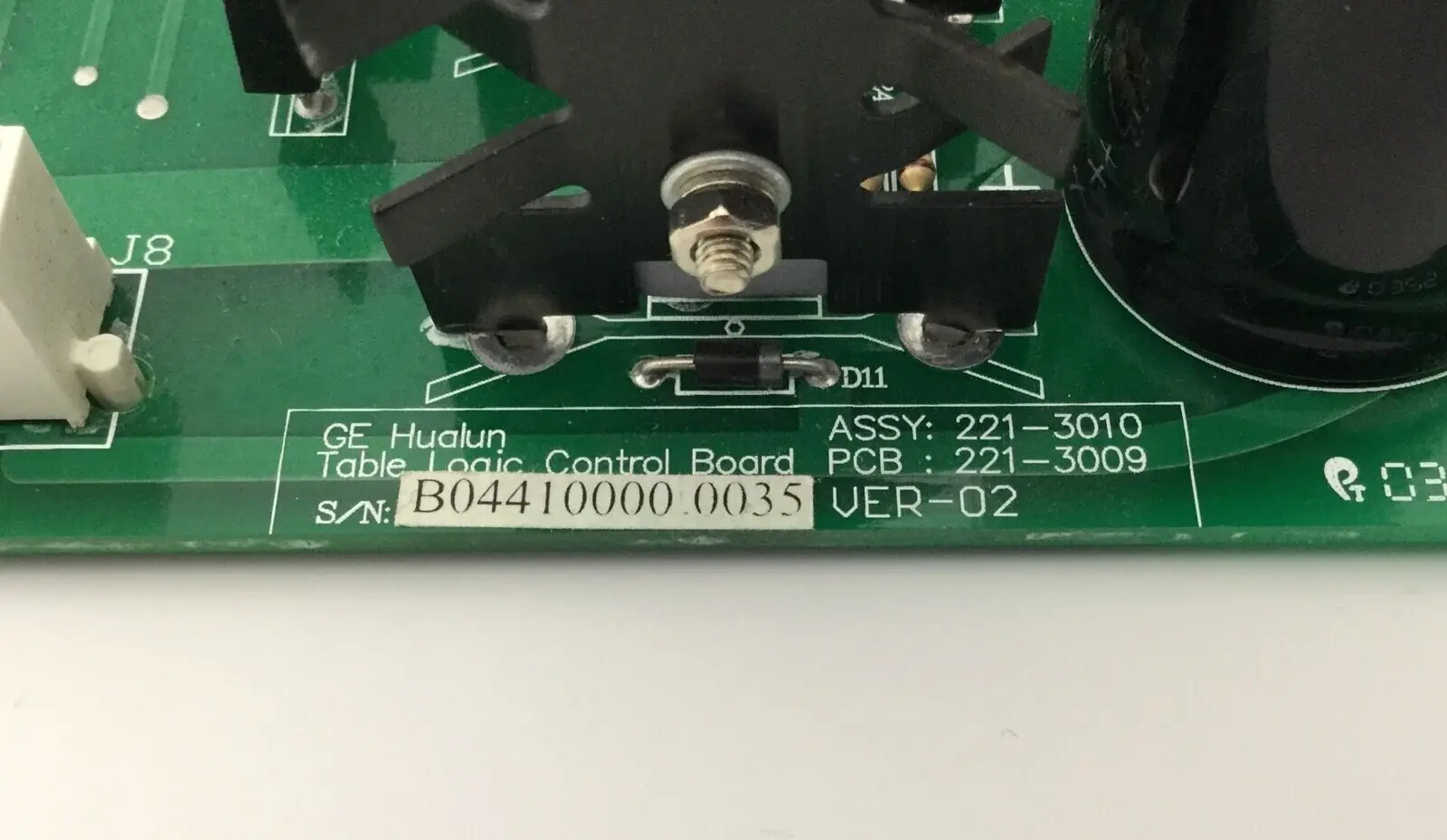 GE Proteus 221-3010 4-Way Float Table Logic Control Board - Image 3