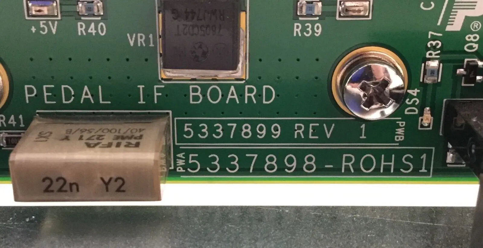 GE Proteus 5337898 Pedal I/F Rad Room Table Board - Image 3
